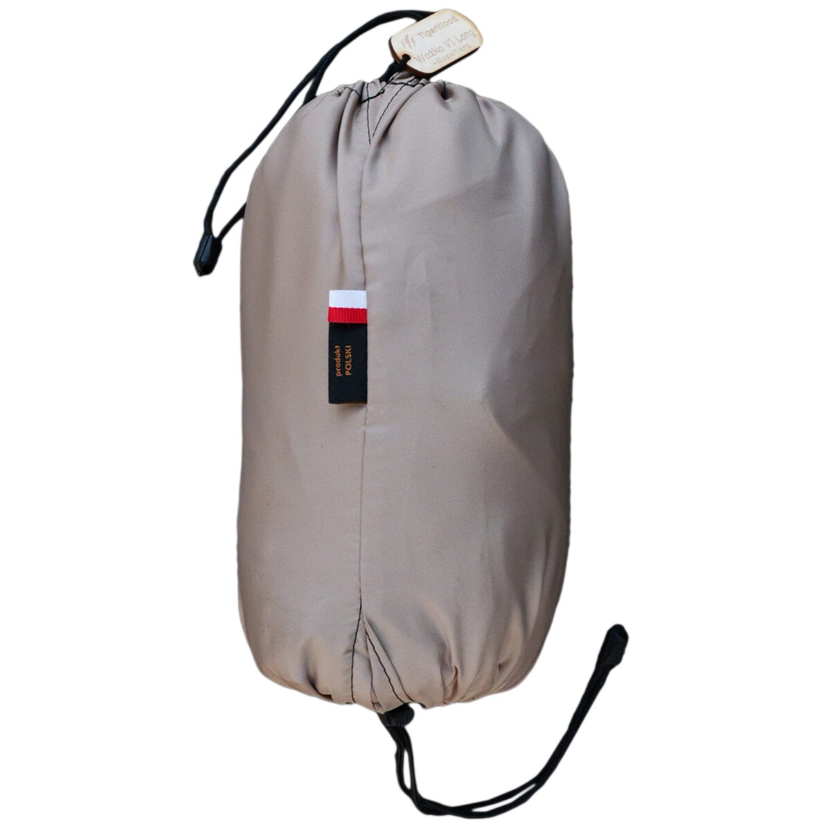 Hamac TigerWood Ważka V1 Long Double Zip Desert - cu plasă împotriva insectelor