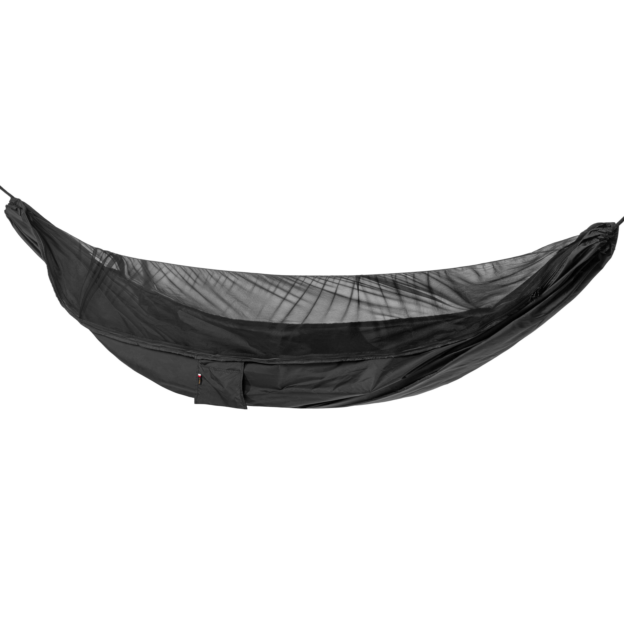 Hamac ultraușor TigerWood Ważka V2 Double Zip Black - cu plasă împotriva insectelor