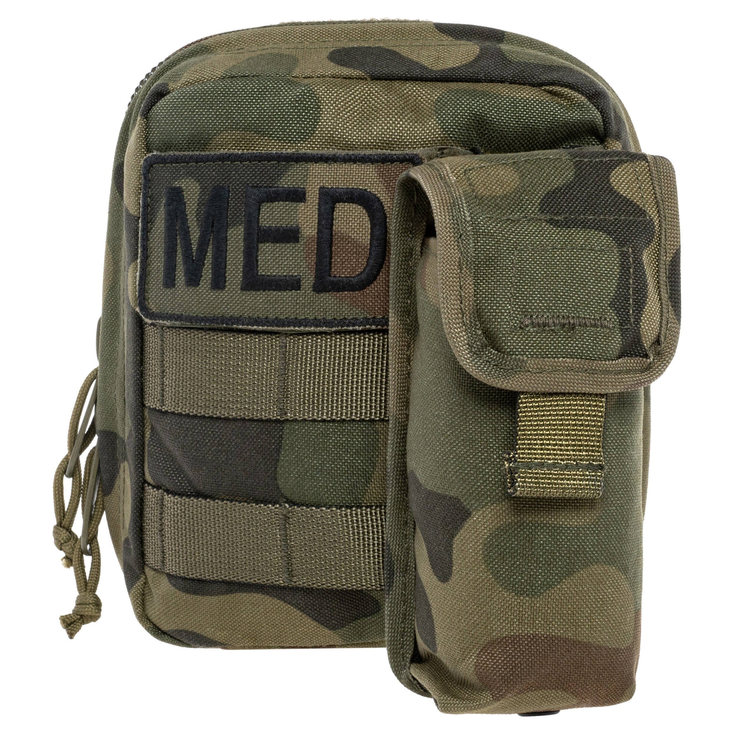 Trusă medicală tactică Boxmet Medical IPMED cu echipament, versiune economică - wz.93 Pantera PL Woodland