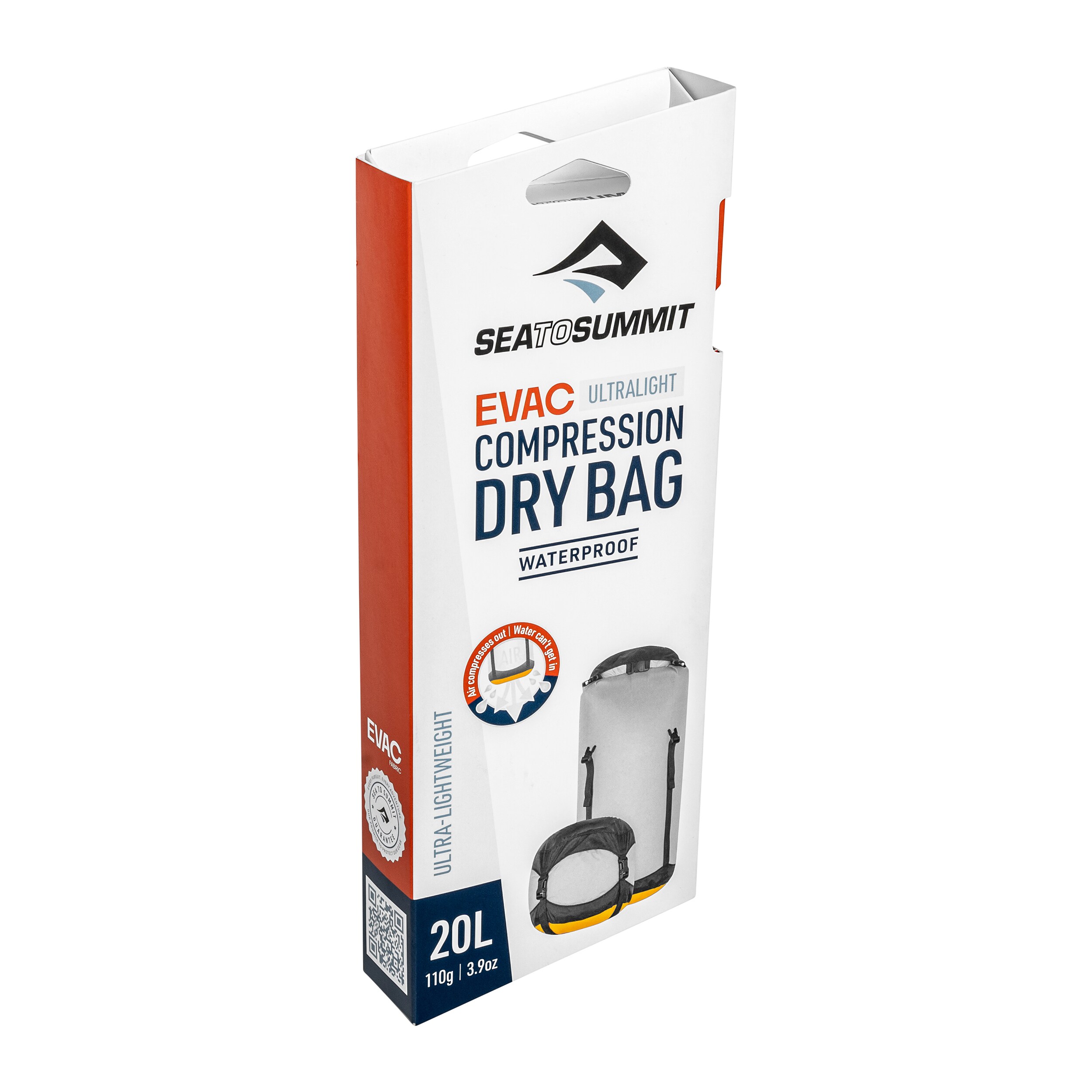 Sac de compresie Sea to Summit Evac Compression Dry Bag Ultralight 20 l - High Rise Grey