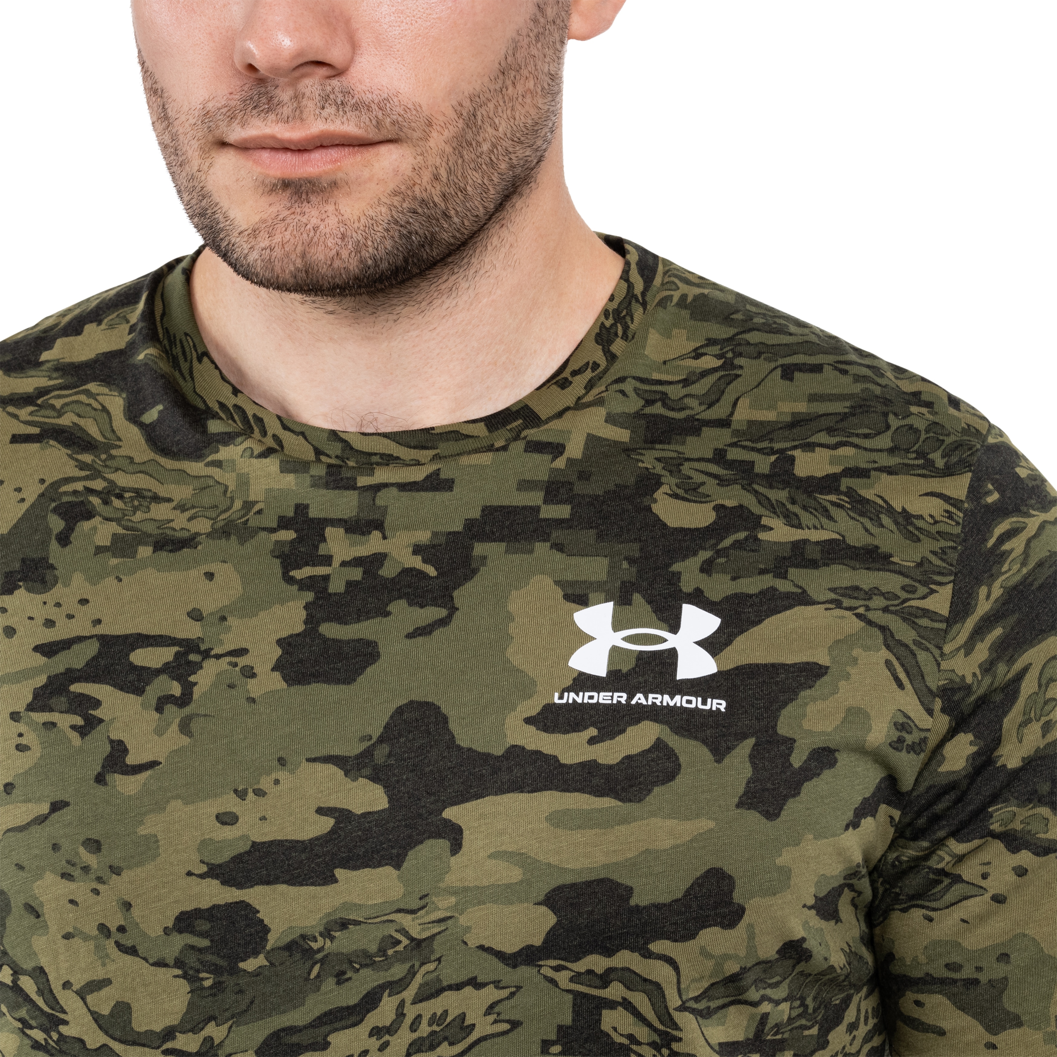 Tricou Under Armour ABC Camo Short Sleeve - Camo/White