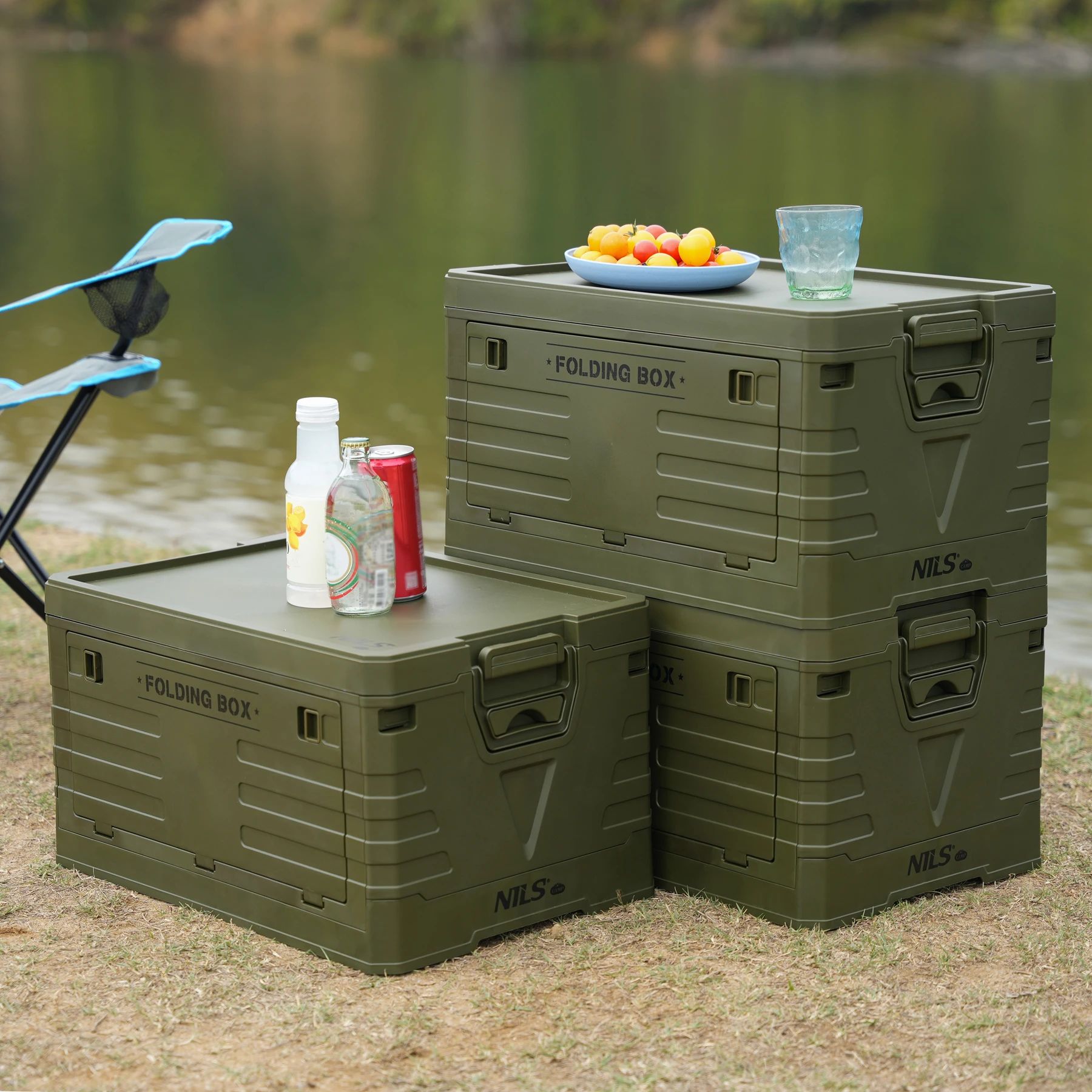 Cutie de transport Nils Camp NCB4004 50 l - Verde