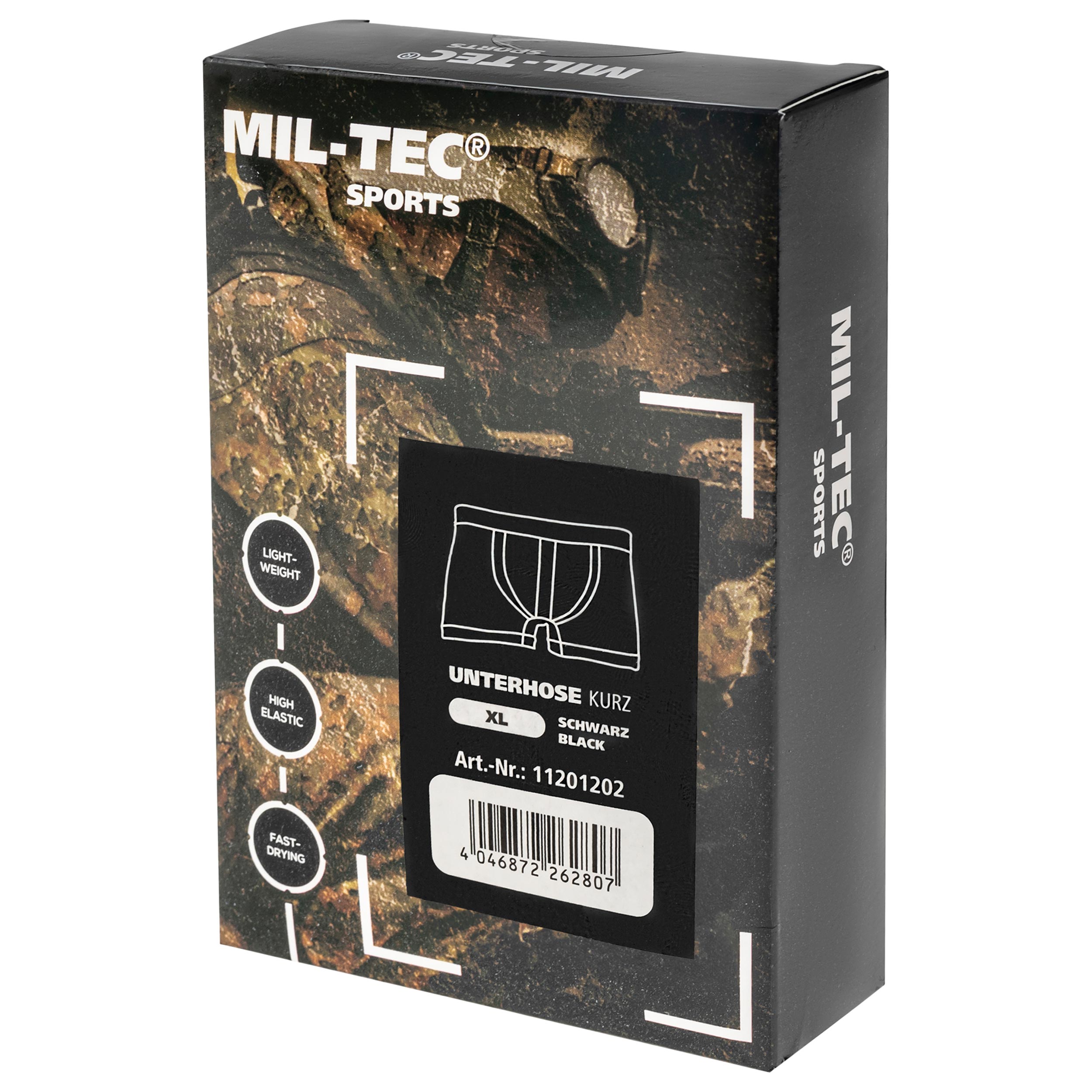 Boxeri termoactivi Mil-Tec Black - 2 perechi