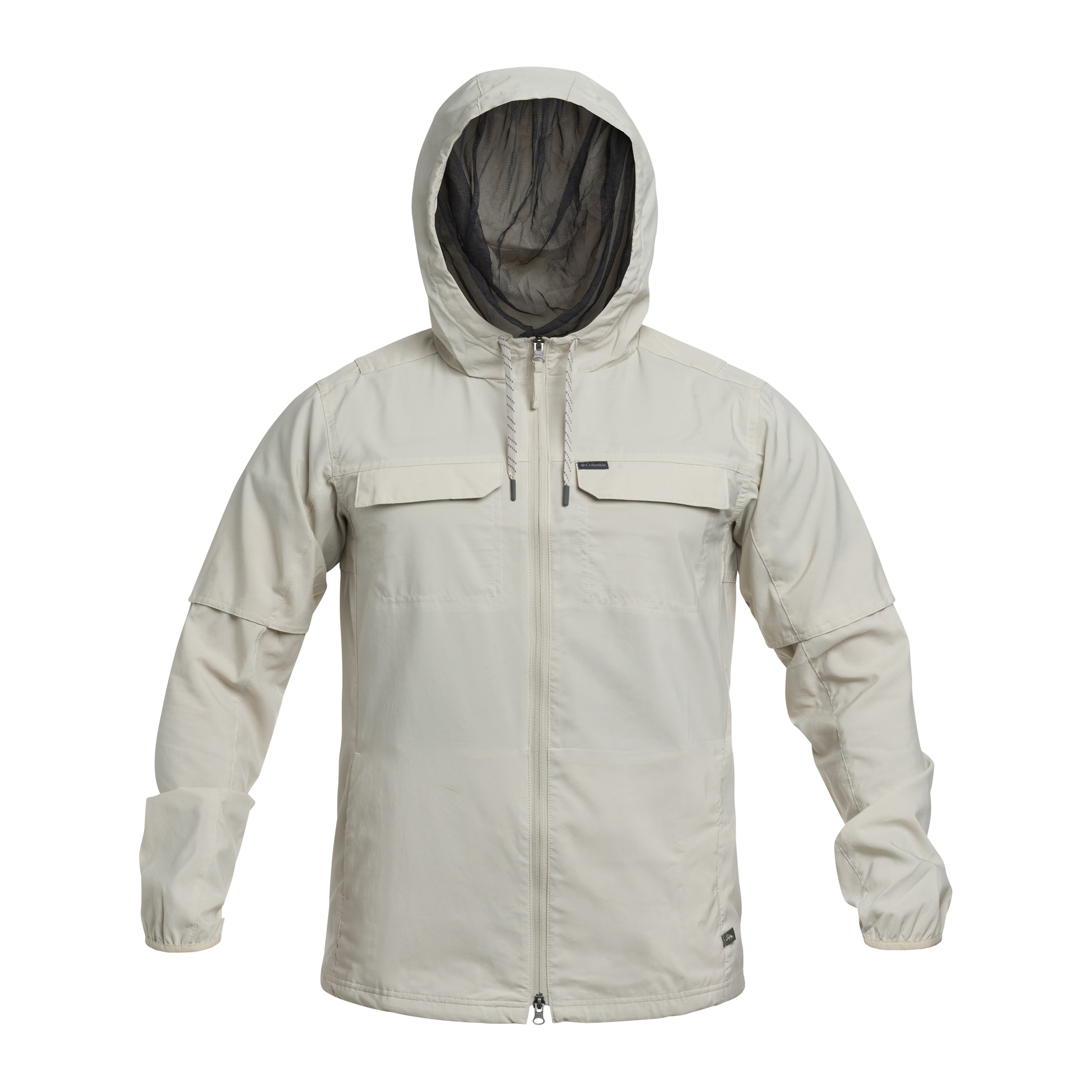 Jachetă Columbia Skien Valley Hooded Insect Shield - Dark Stone