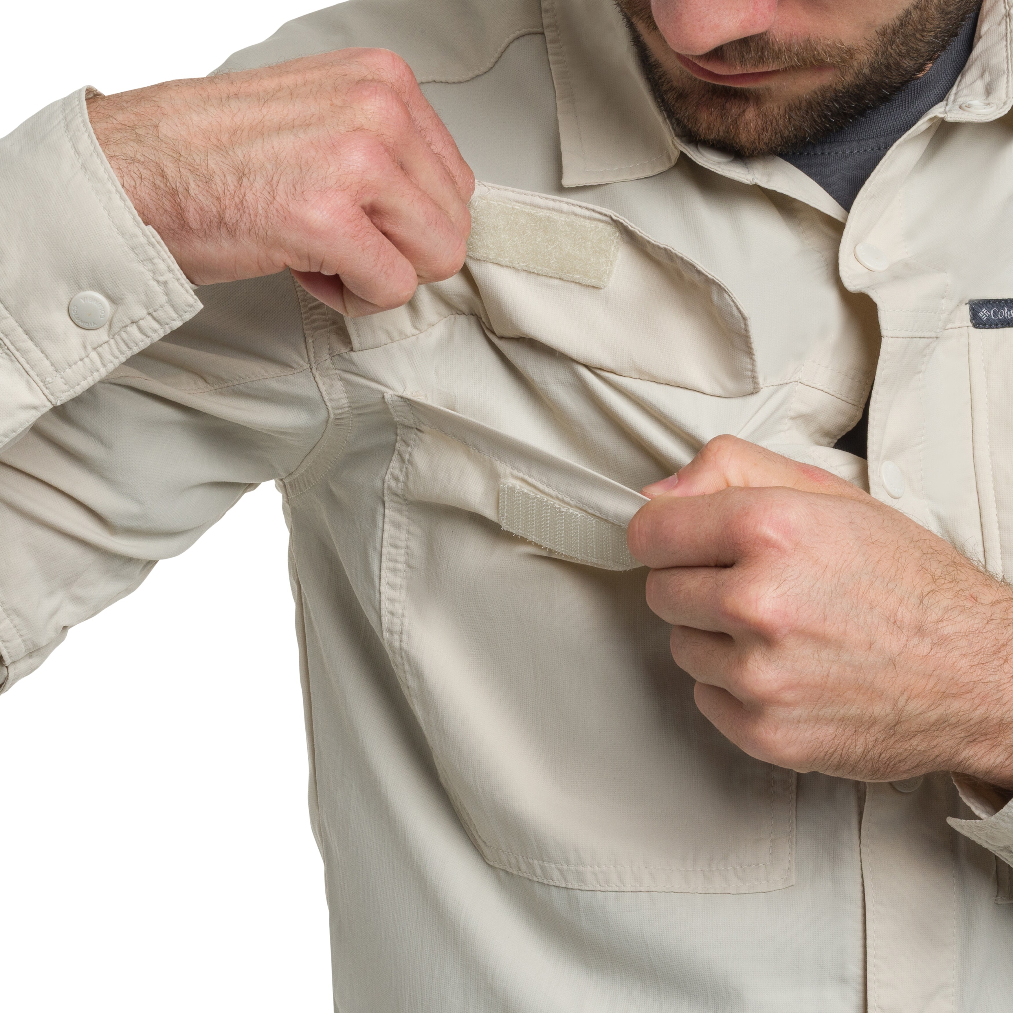 Cămașă Columbia Skien Valley Long Sleeve Insect Shield - Dark Stone