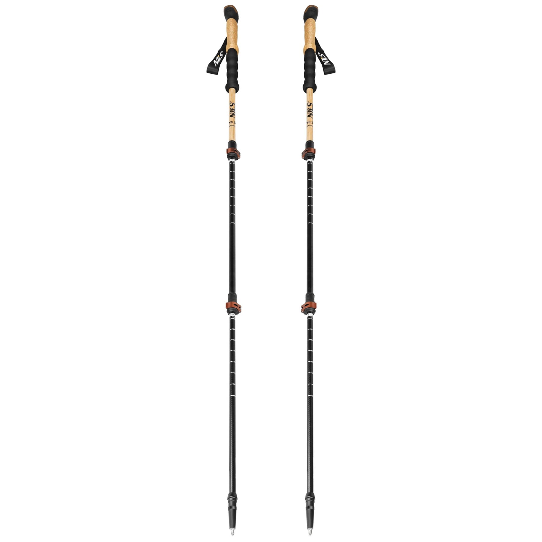 Bețe de trekking Nils Camp din bambus TK8606