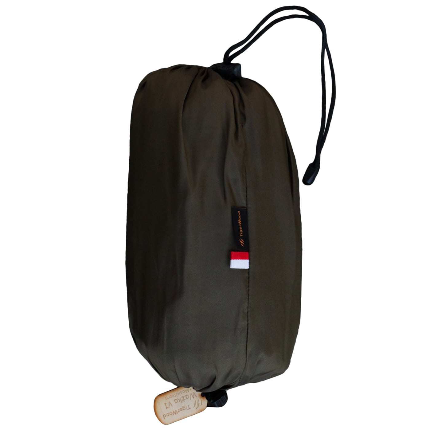 Hamac Tigerwood Ważka V1 Pocket cu plasă de protecție împotriva insectelor - Khaki