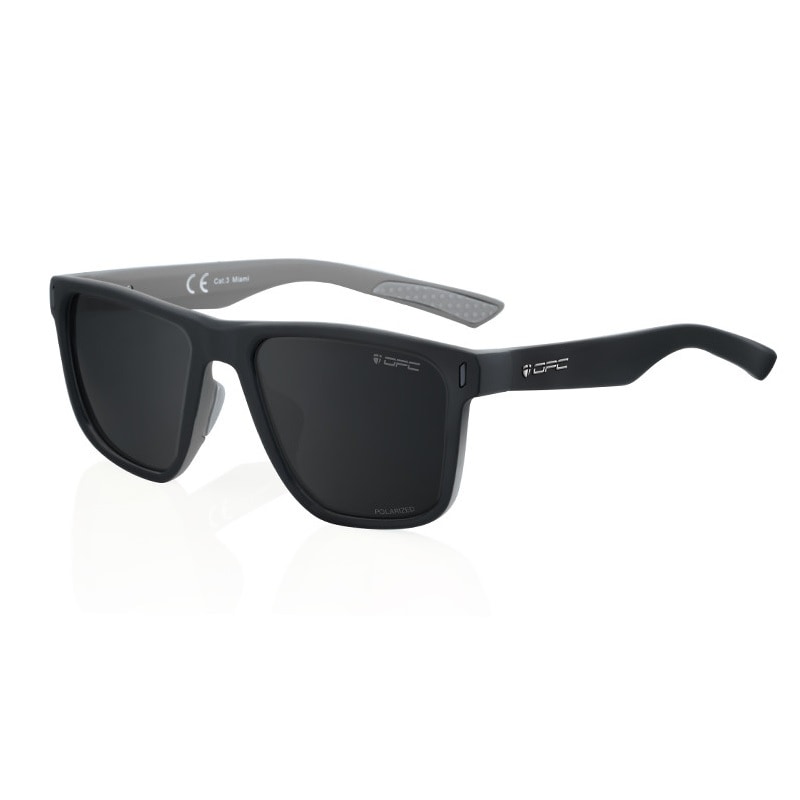 Ochelari de soare OPC Lifestyle Miami Matt Black/Smoke polarizați