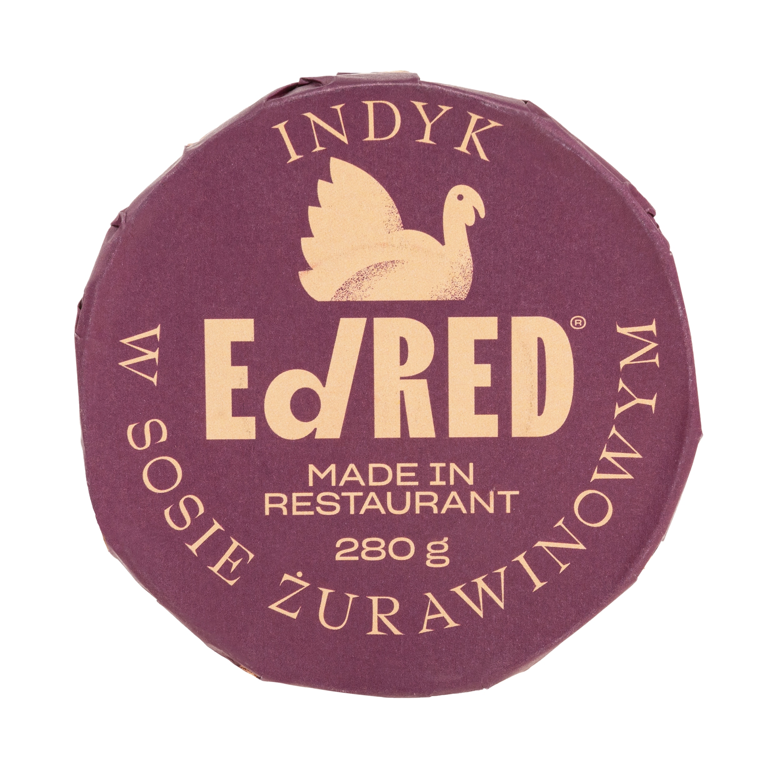 Conservă alimentară Ed Red - Curcan în sos de merișor 280 g