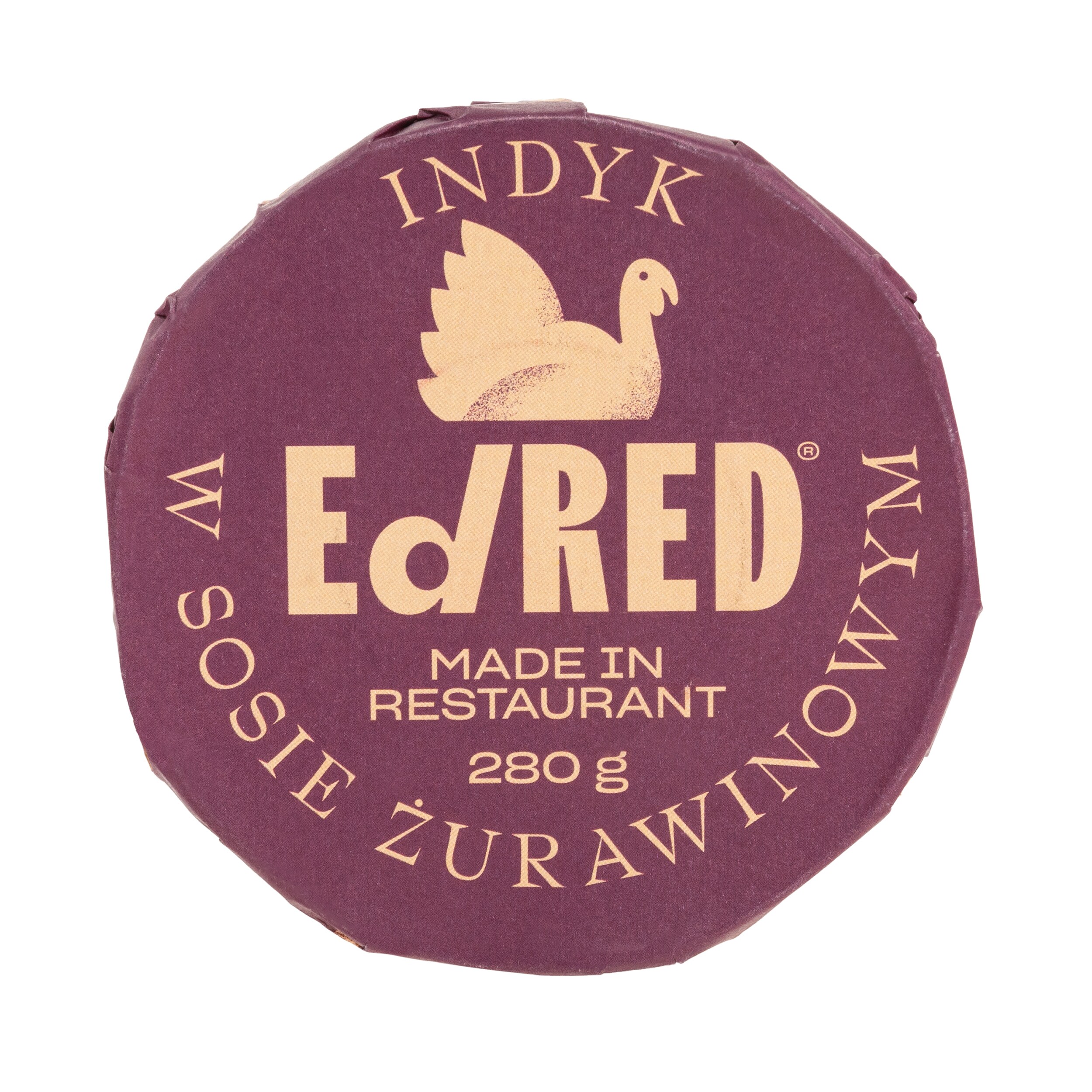 Conservă alimentară Ed Red - Curcan în sos de merișor 280 g