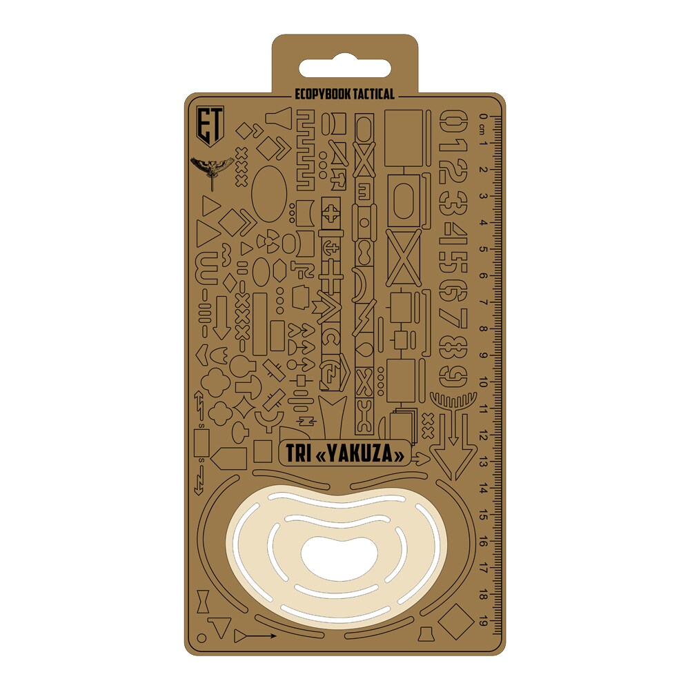 Riglă M-Tac Ecopybook Tactical Ruler Of An Intelligence Agent UA