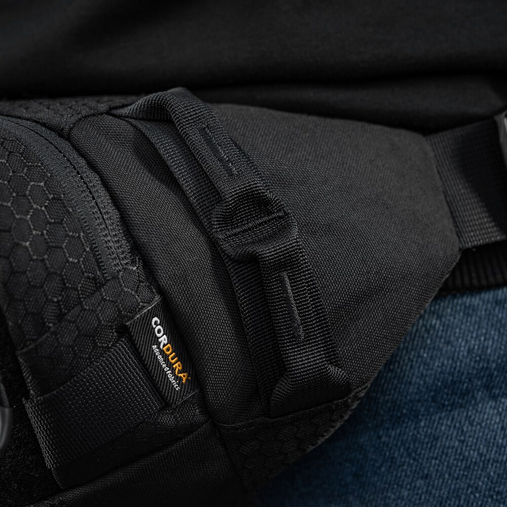 Borsetă de șold M-Tac Tactical Waist Bag Hex - Black