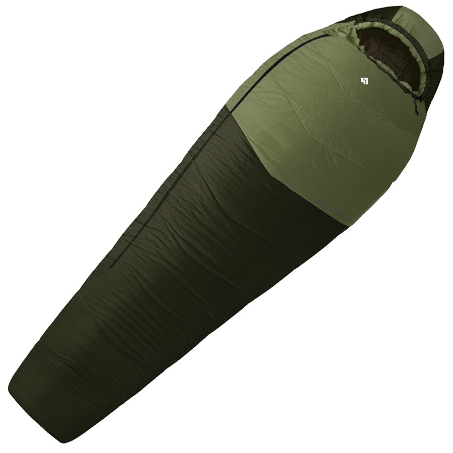 Sac de dormit Alpinus Ultralight Pro 1000 Verde - drept