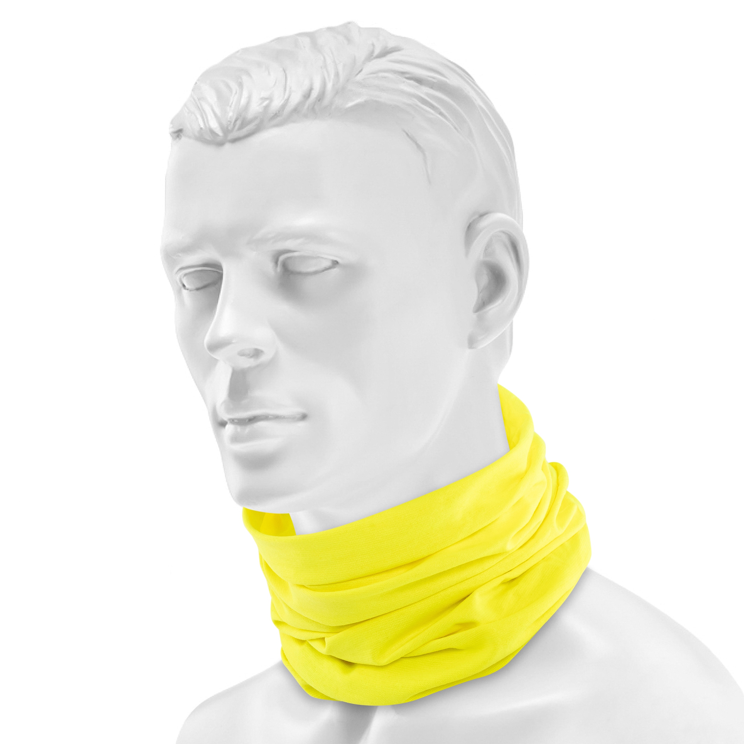 Eșarfă de protecție Buff Safety Original Ecostretch - Yellow Fluor