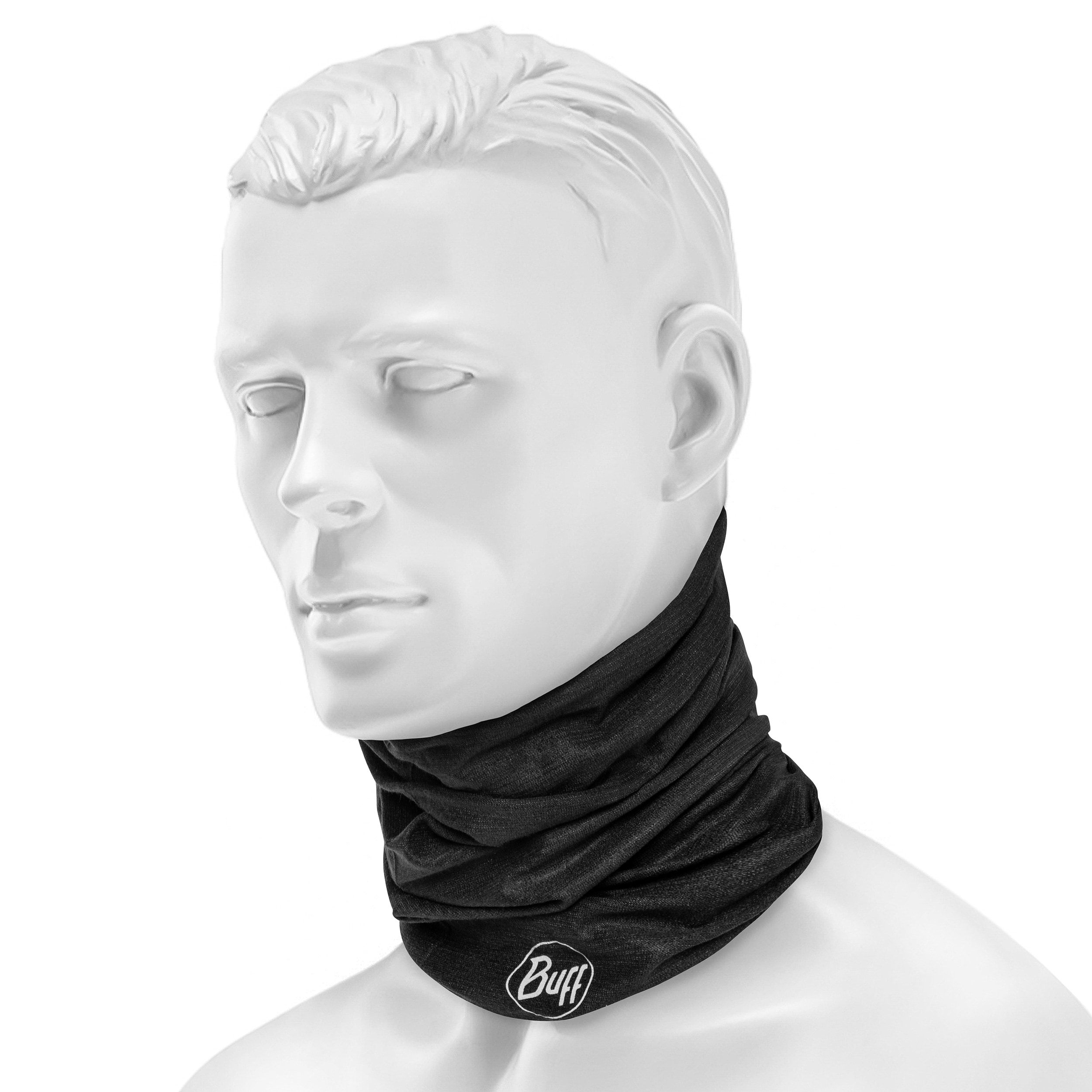 Eșarfă de protecție Buff Coolnet UV Solid - Black