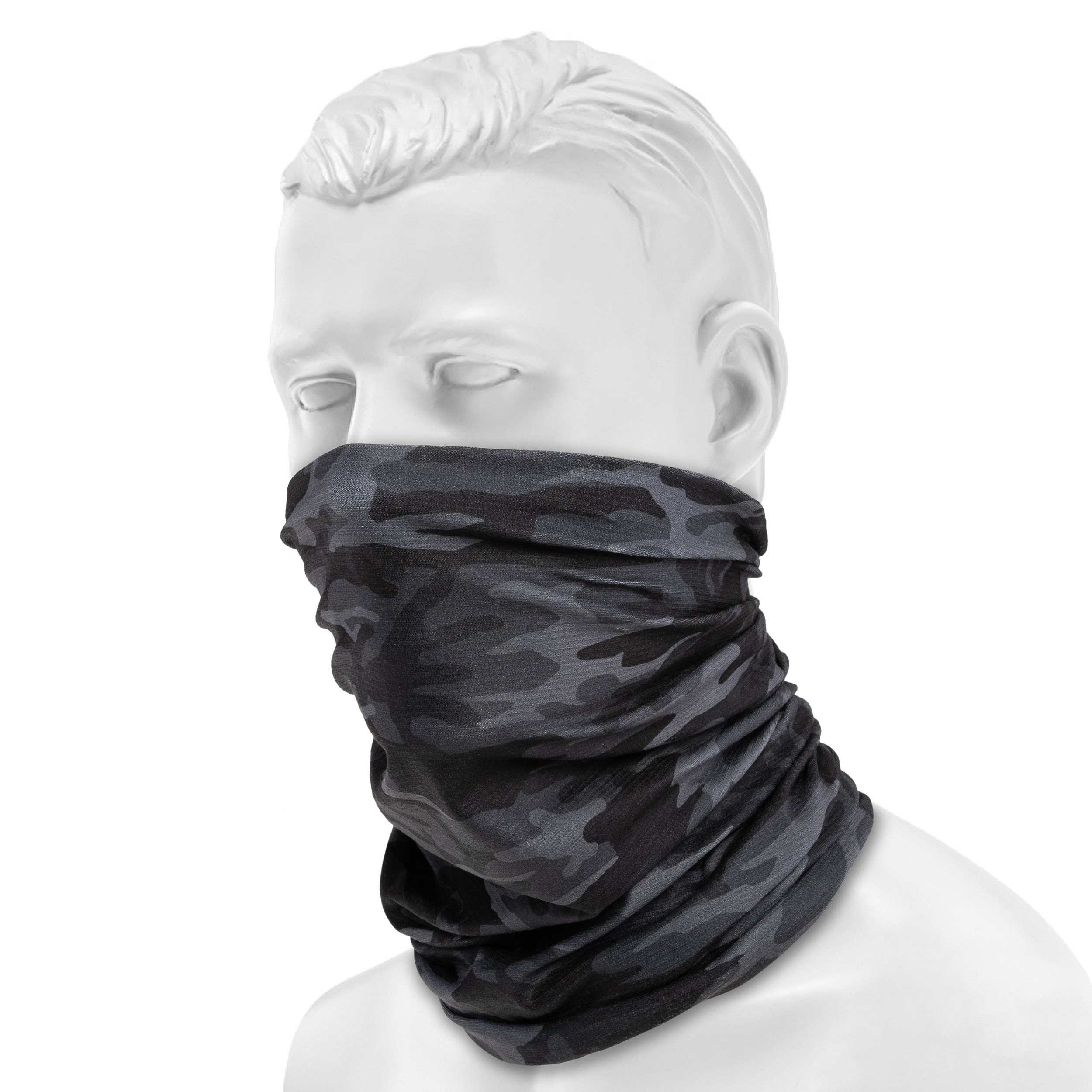 Eșarfă de protecție Buff Safety Coolnet UV - Camo Black