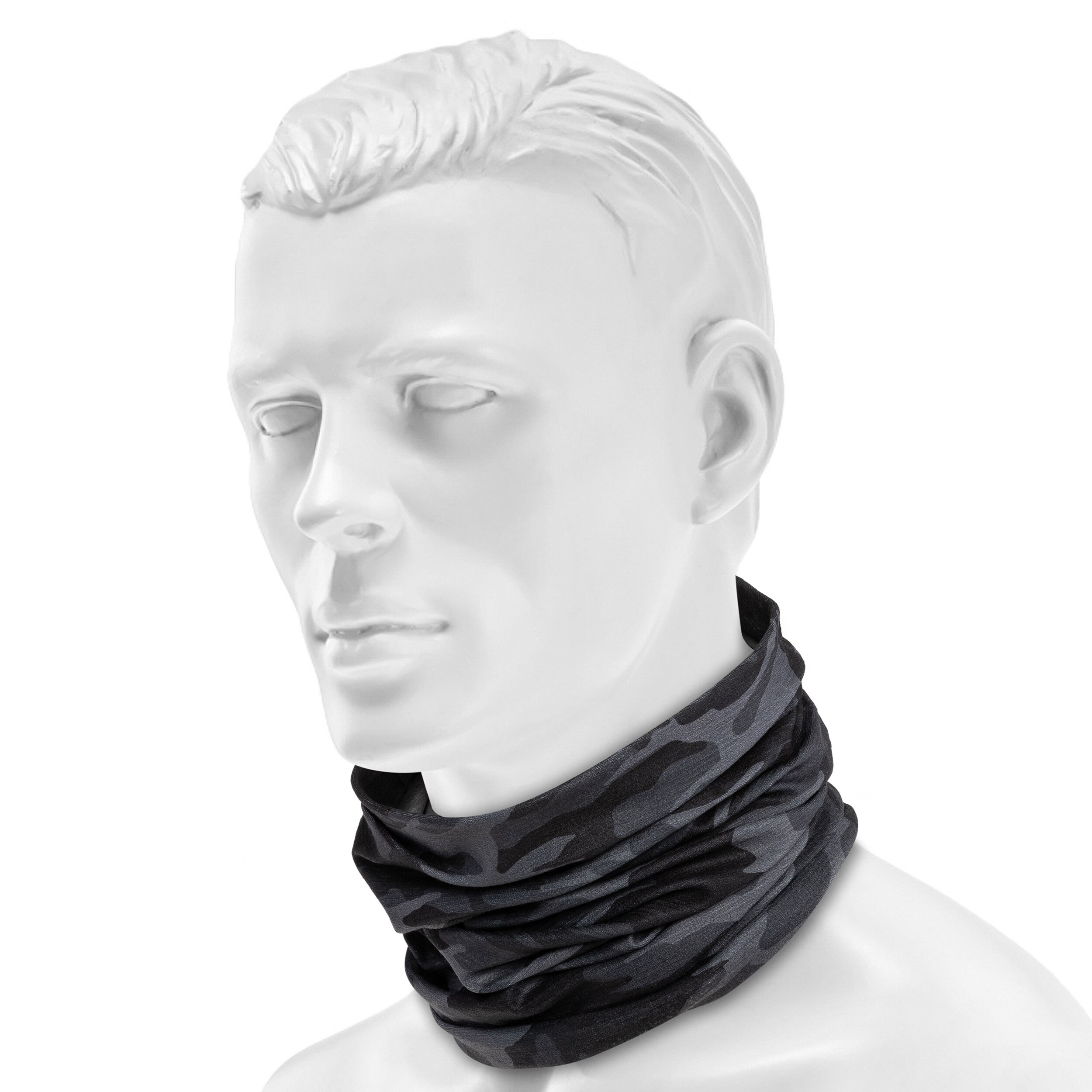 Eșarfă de protecție Buff Safety Coolnet UV - Camo Black