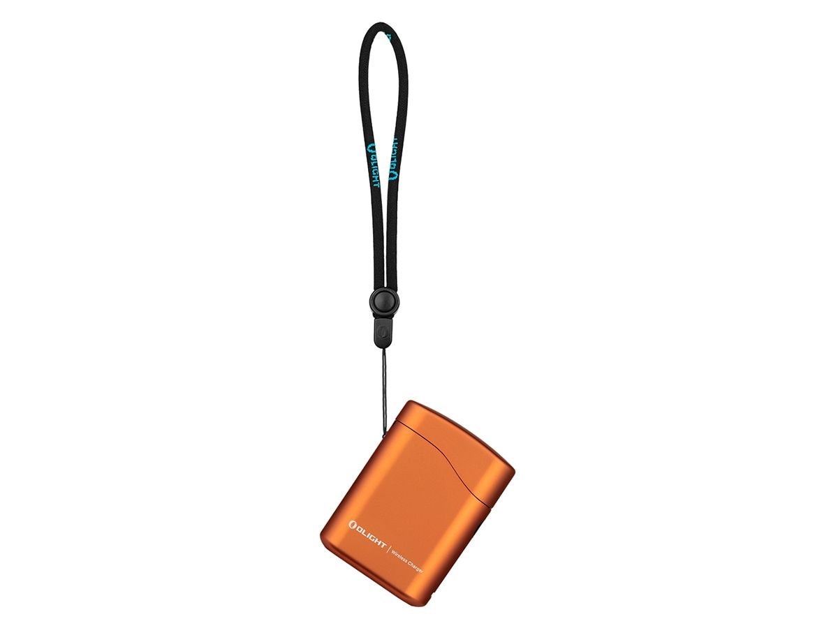 Lanternă Olight Baton 4 Premium Edition Orange cu husă încărcare fără fir - 1300 lumeni