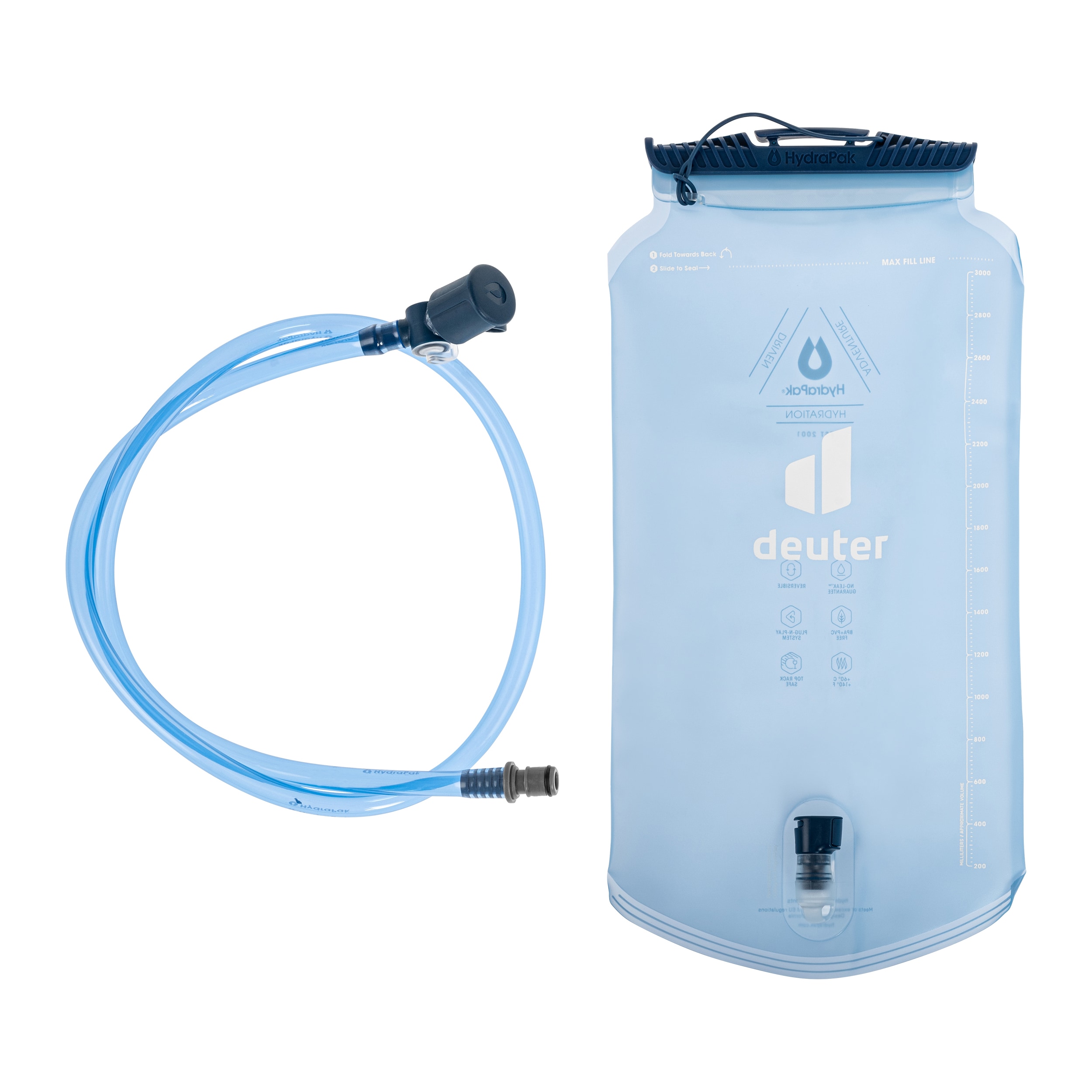 Rezervor de apă portabil Deuter Streamer II 3 l - Hydrablue