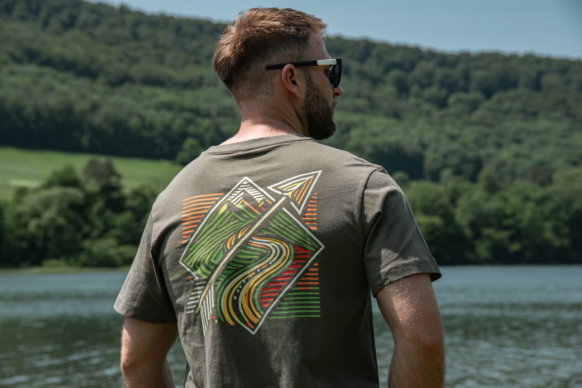 Tricou Voyovnik Trail Arrow - Olive