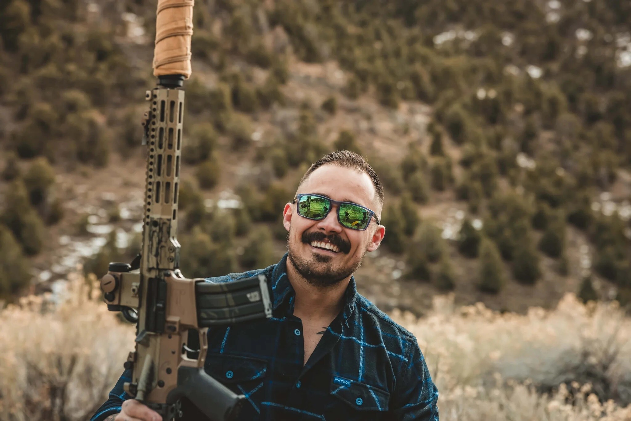 Ochelari tactici Wiley X Axe - Captivate Polarized Green Mirror/Gloss Crystal Grey