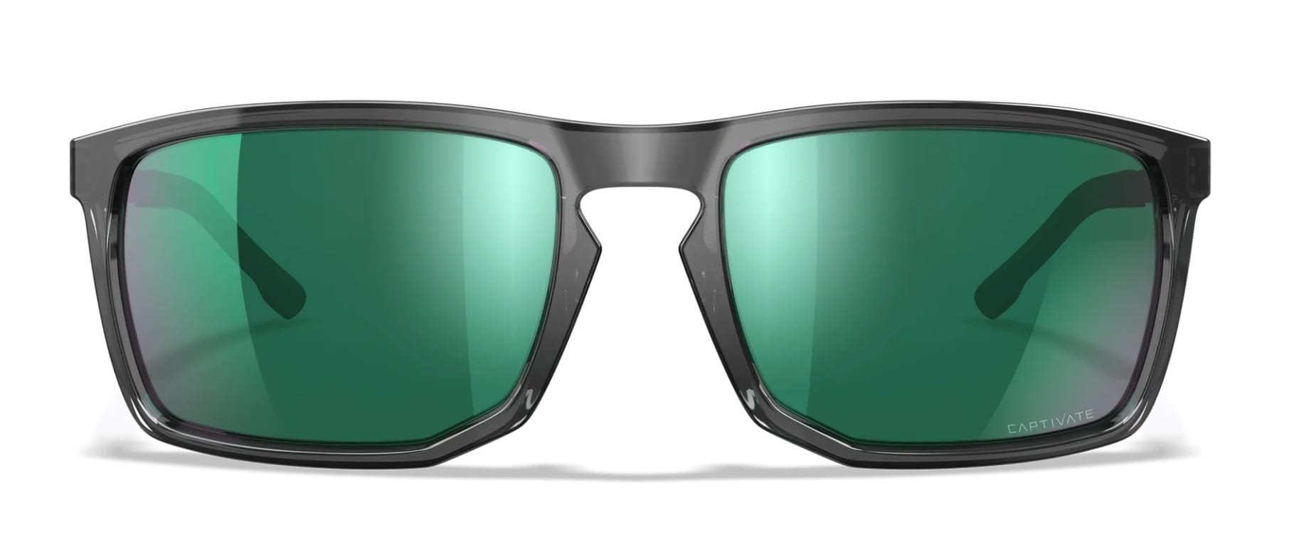 Ochelari tactici Wiley X Axe - Captivate Polarized Green Mirror/Gloss Crystal Grey