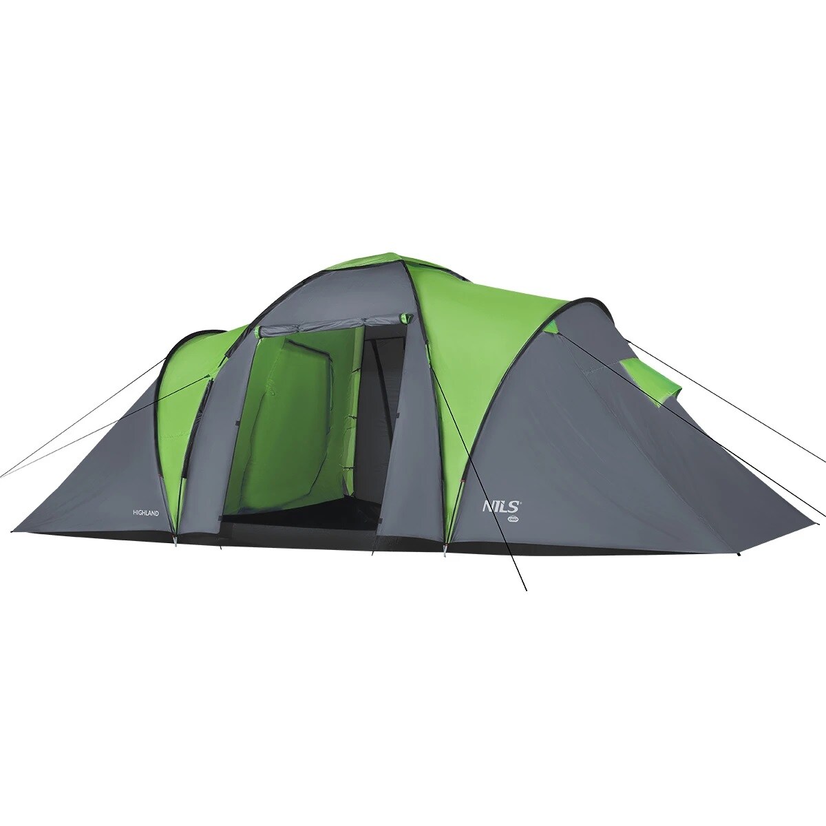 Cort pentru 6 persoane Nils Camp Highland NC6031 - Verde/Gri