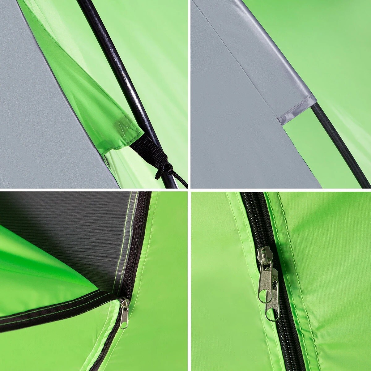 Cort pentru 6 persoane Nils Camp Highland NC6031 - Verde/Gri