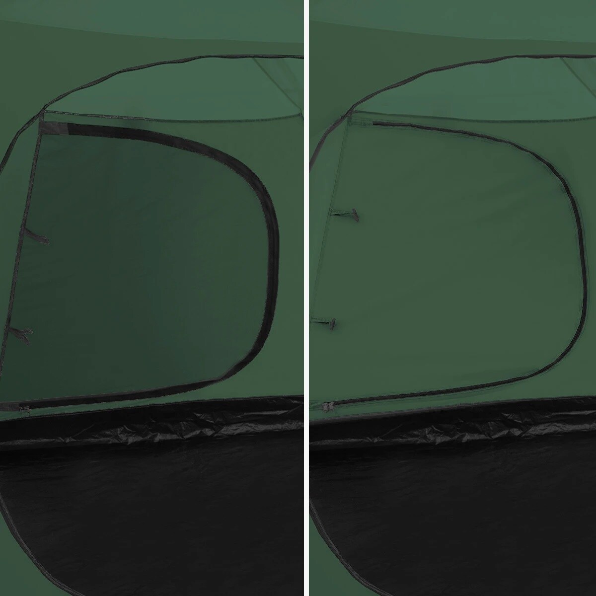 Cort pentru 3 persoane Nils Camp Rocker NC6013 - Verde