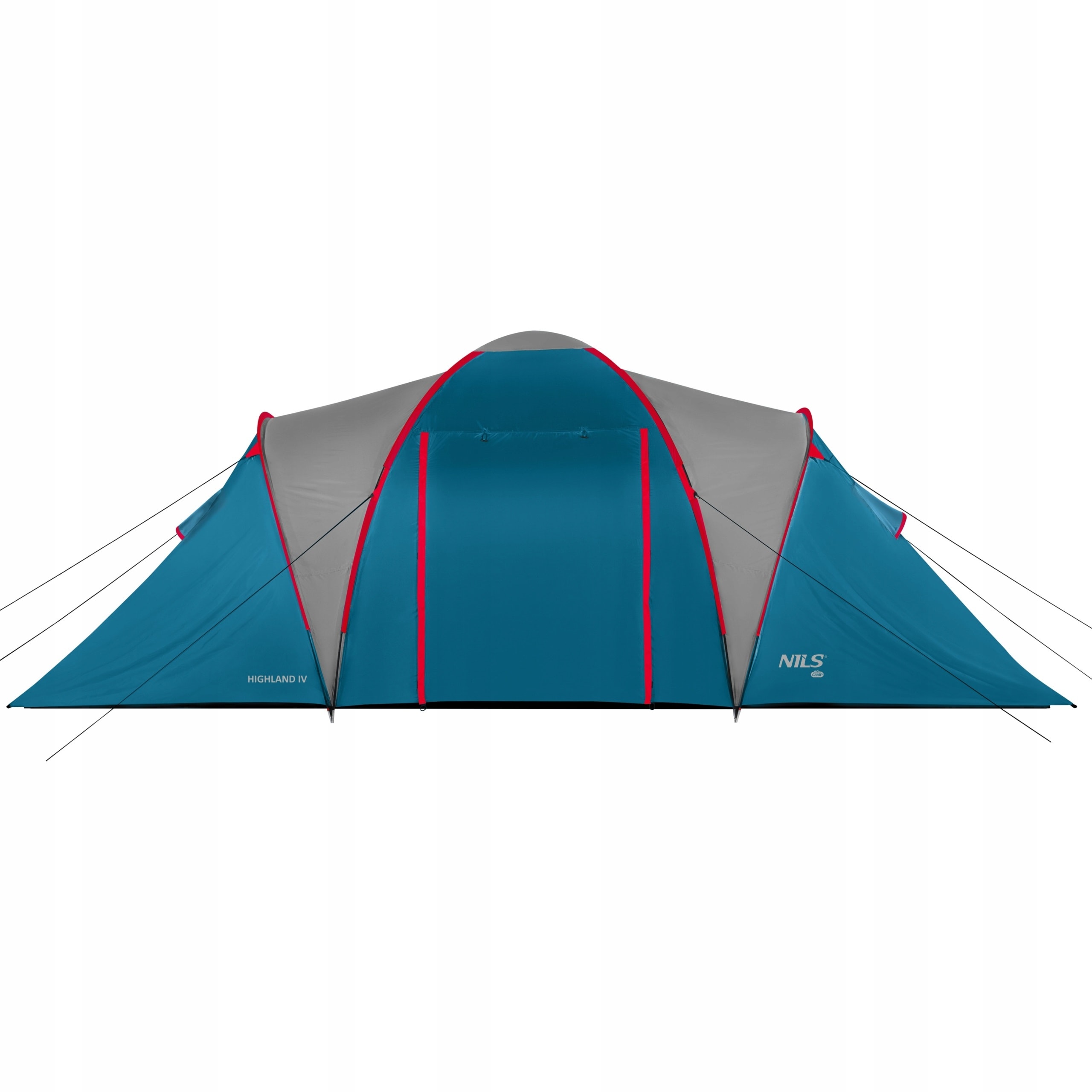 Cort pentru 6 persoane Nils Camp Highland NC6031 - Allbastru/Gri