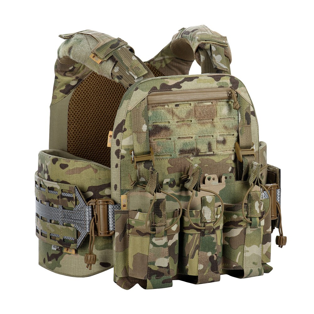 Vestă tactică tip Plate Carrier M-Tac Cuirass Tiger Elite - MultiCam