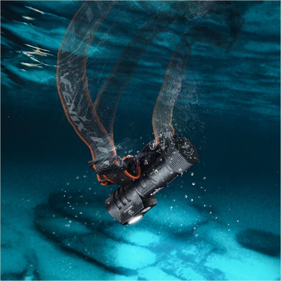 Lanternă frontală și unghiulară Fenix HM71R - 2700 lumeni