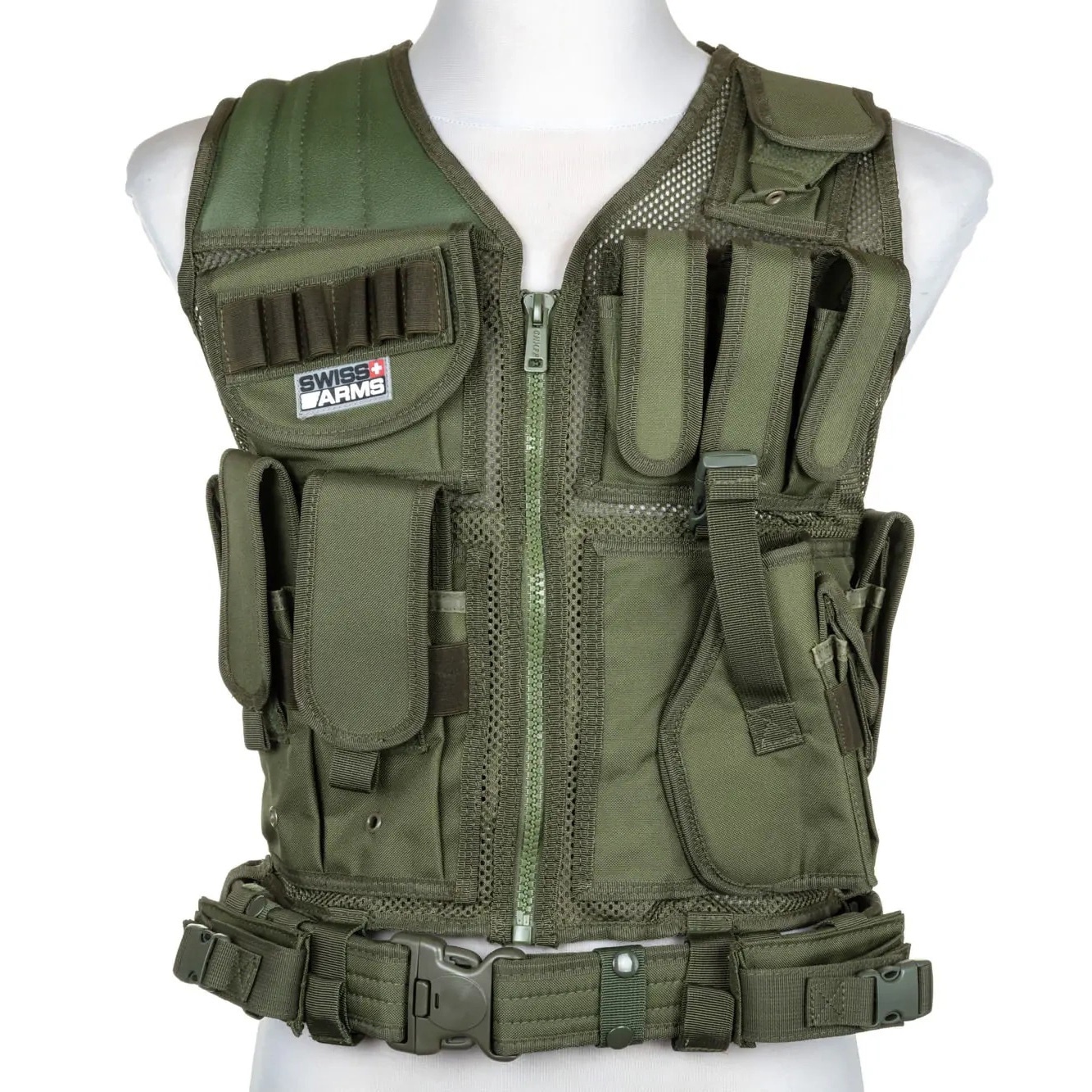 Vestă tactică Cybergun Swiss Arms Tactical BT-4 - Olive