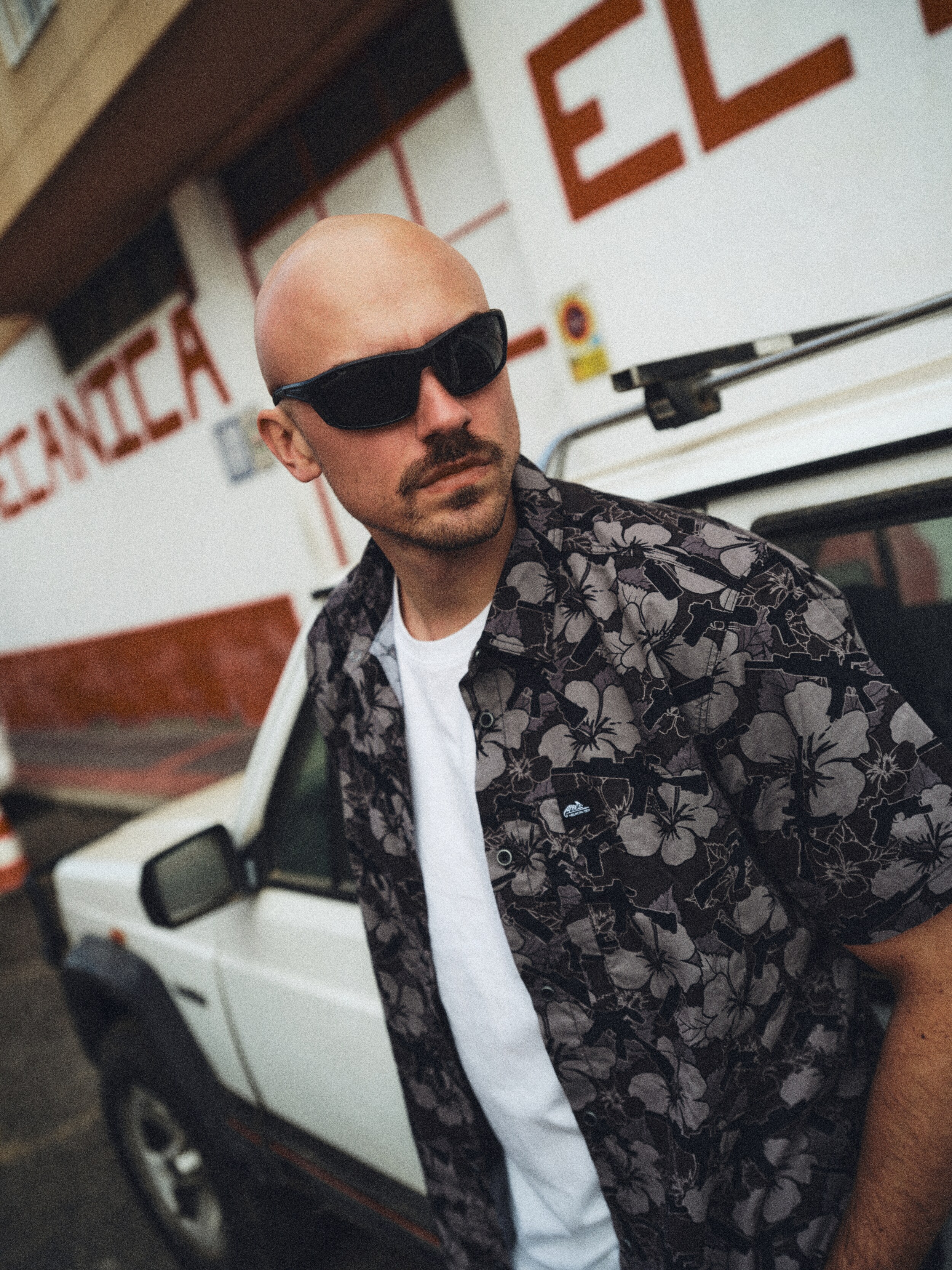 Cămașă Helikon-Tex Tactical Hawaiian Short Sleeve - Dark Ops