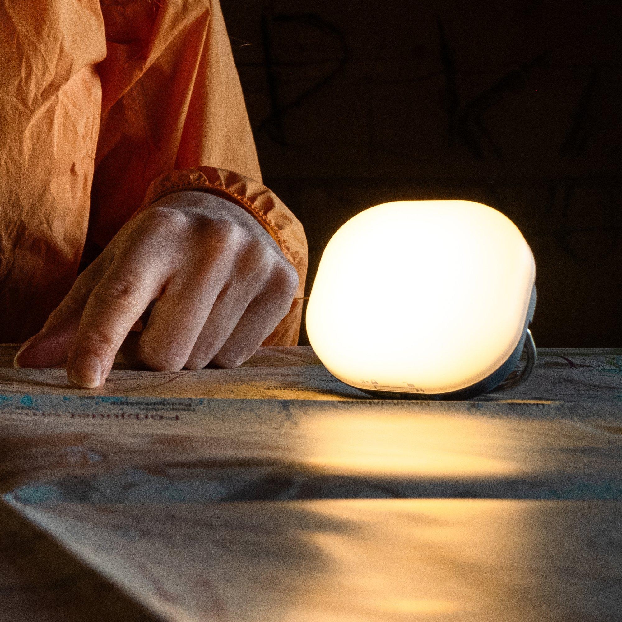 Lampă Silva Glow Recharge Blue - 350 lumeni