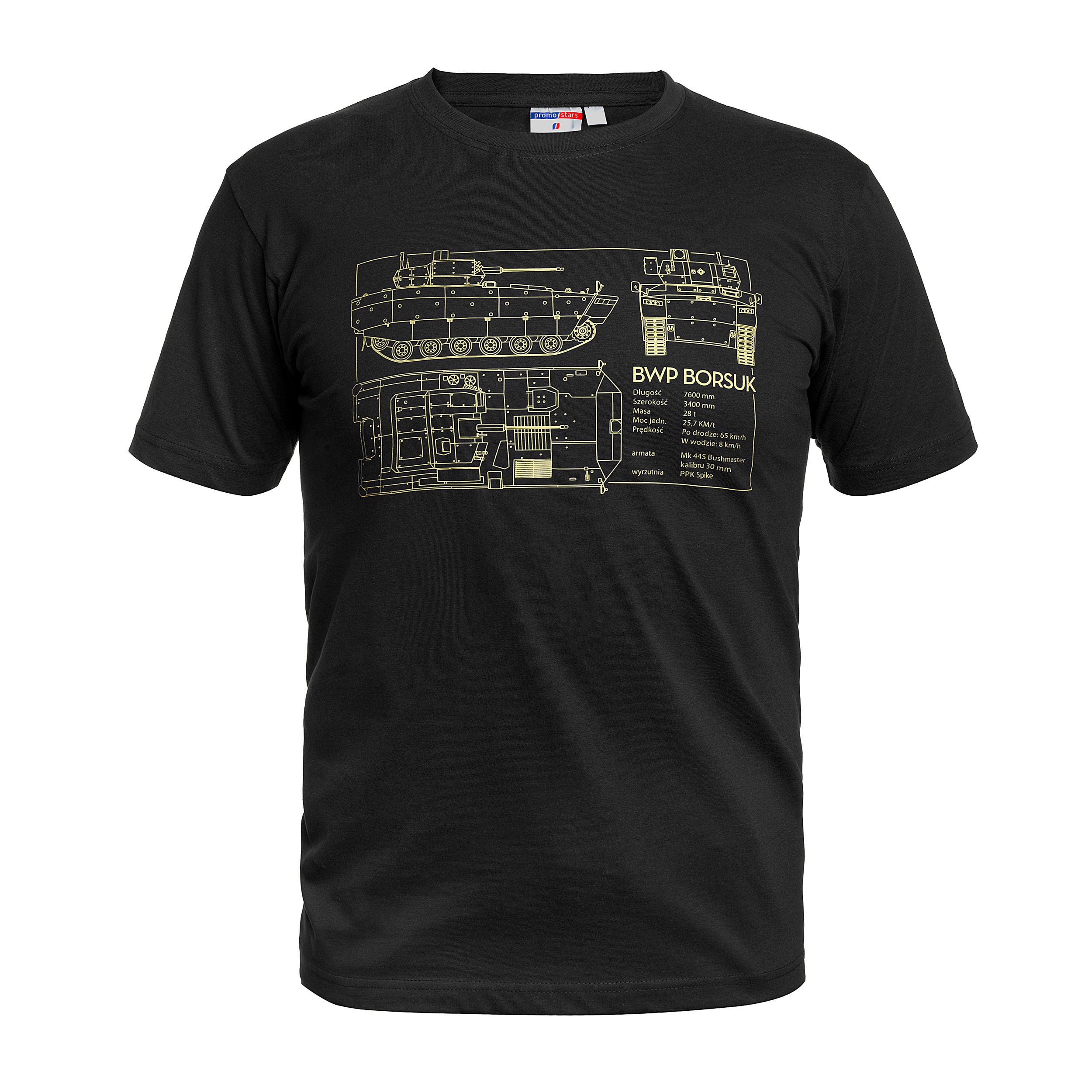 Tricou Borsuk - Negru