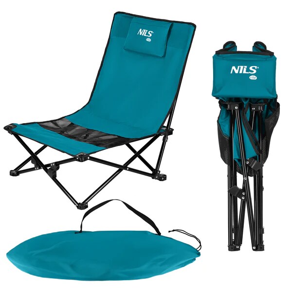 Scaun de plajă Nils Camp NC3306 - Blue/Grey