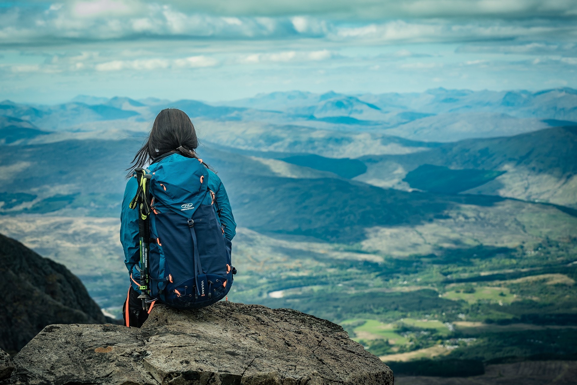 Rucsac Highlander Outdoor Vulkan 45 l - Navy Blue