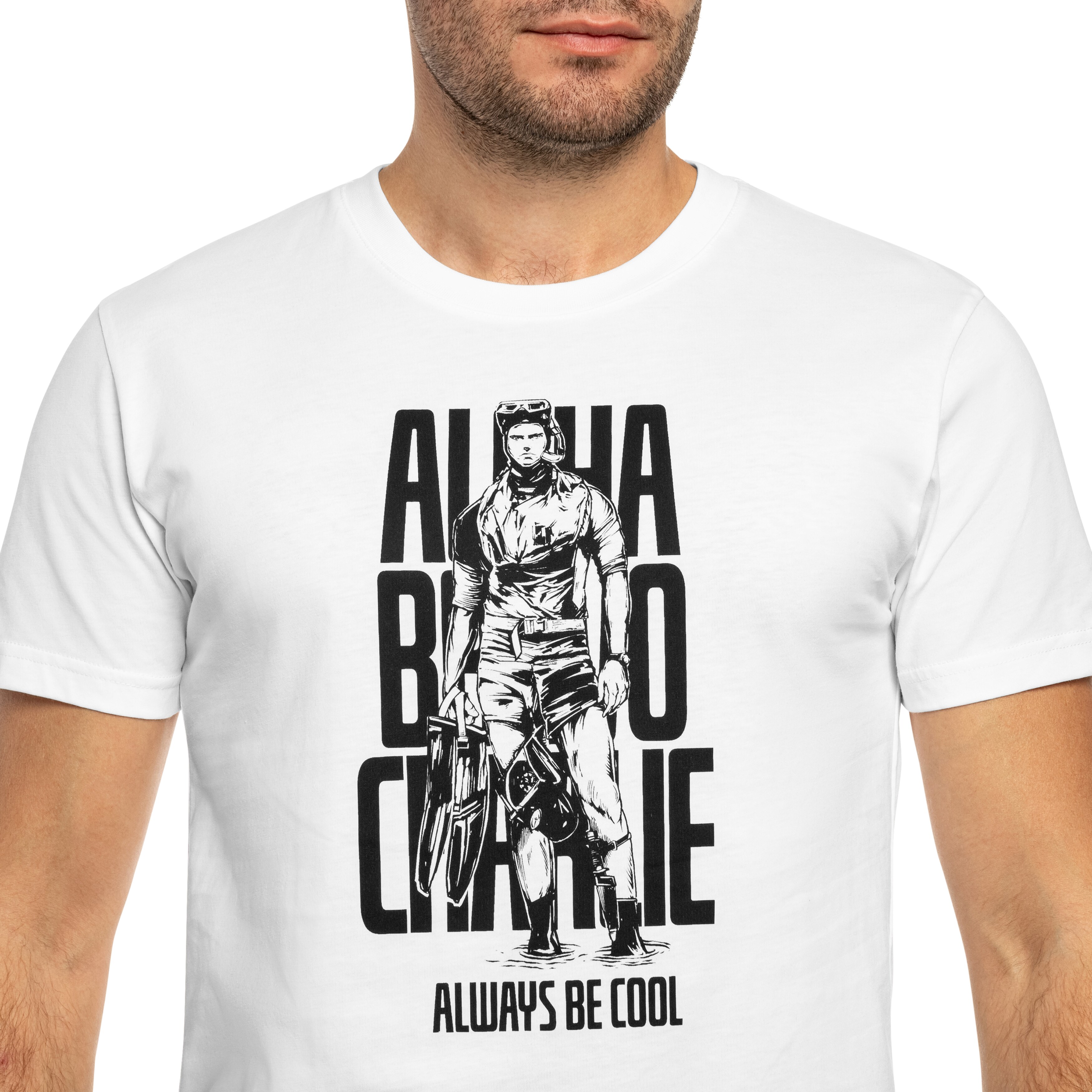 Tricou Helikon ABC Alfa Bravo Charlie - White