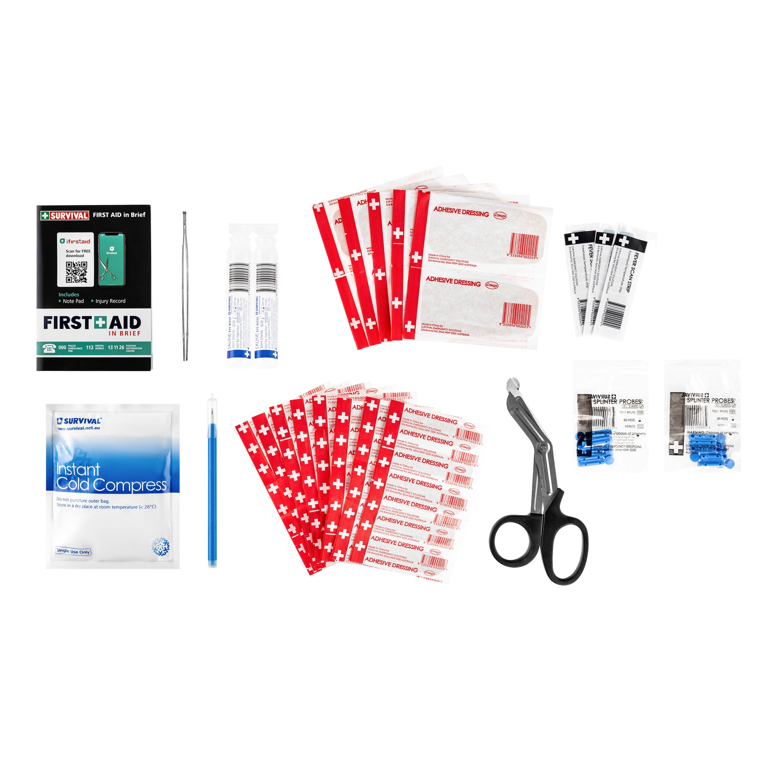 Trusă de prim ajutor Survival Workplace First Aid Kit echipată