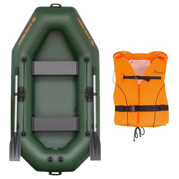 Ponton Kolibri K-240 + Vestă de salvare Olimp Standard 100N - set