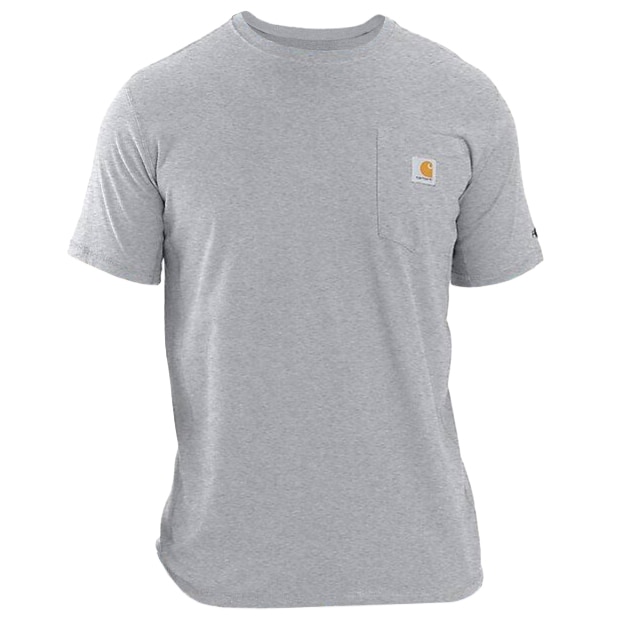 Tricou Carhartt Force Midweight S/S Pocket - Heather Grey