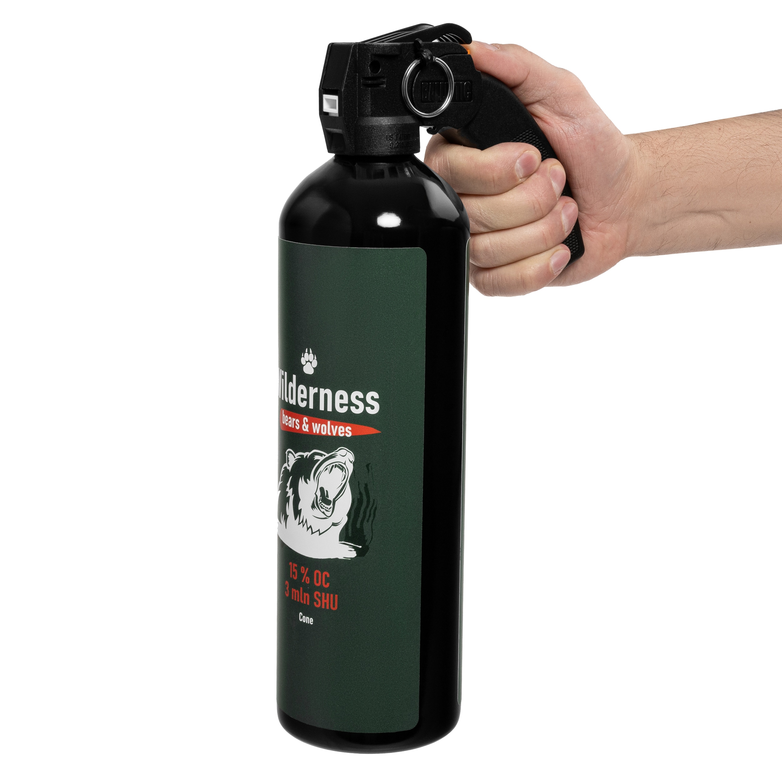 Spray cu piper împotriva lupilor și a urșilor Wilderness Bears&Wolves 1000 ml - dispersie conică