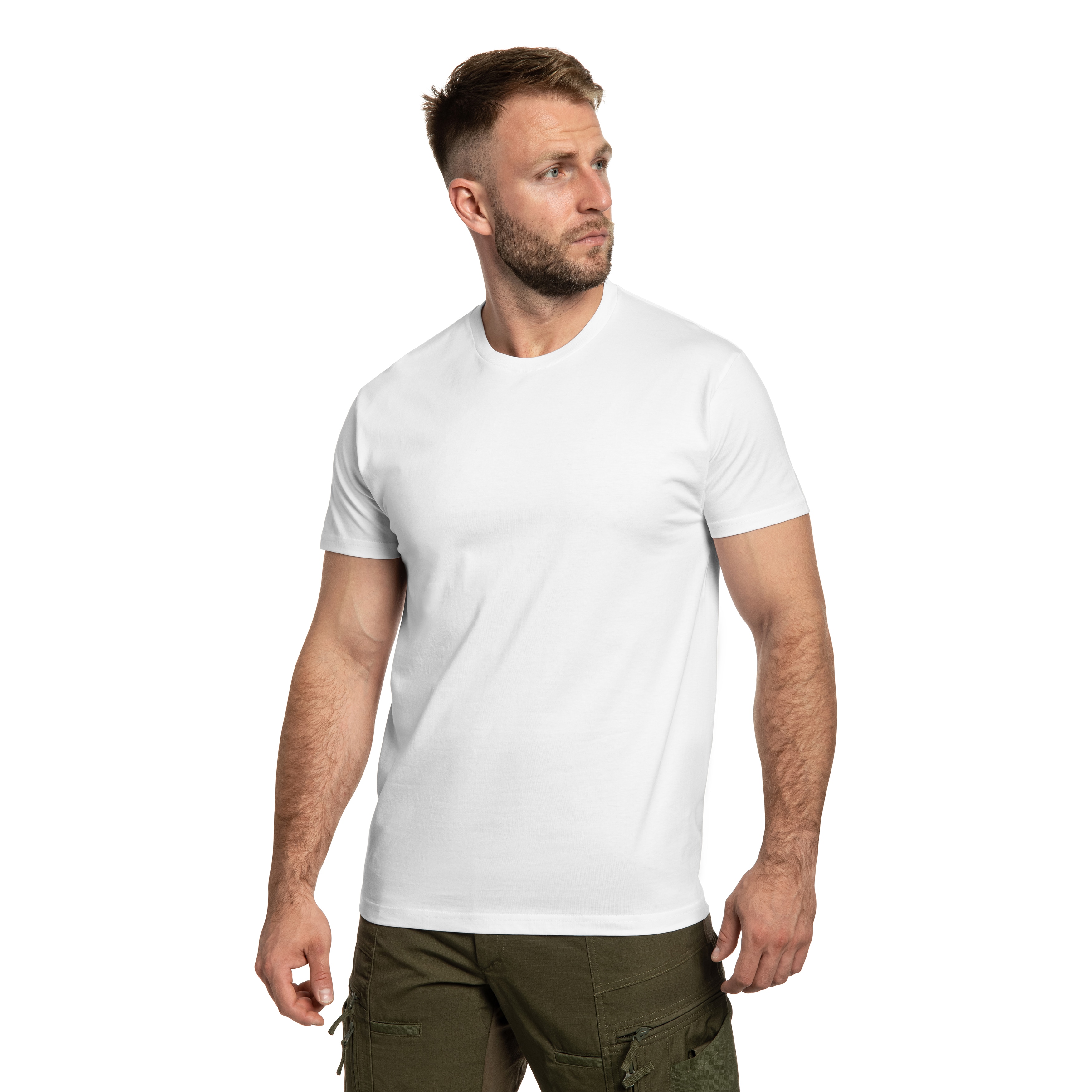 Tricou militar - Alb