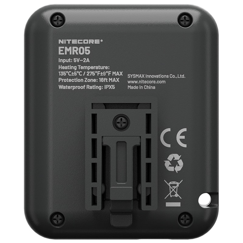 Repelent portabil împotriva țânțarilor Nitecore EMR05 - Black