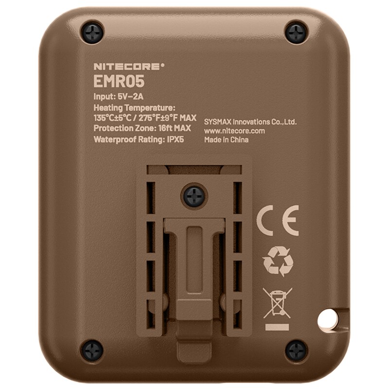 Repelent portabil împotriva țânțarilor Nitecore EMR05 - Tan