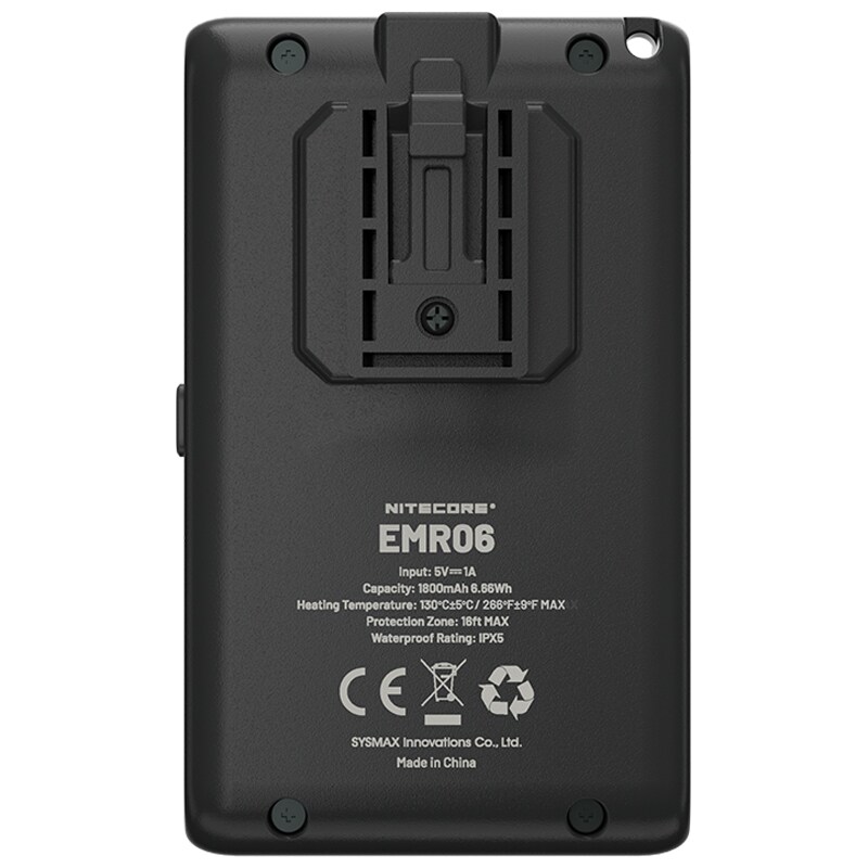 Repelent portabil împotriva țânțarilor Nitecore EMR06 - Black