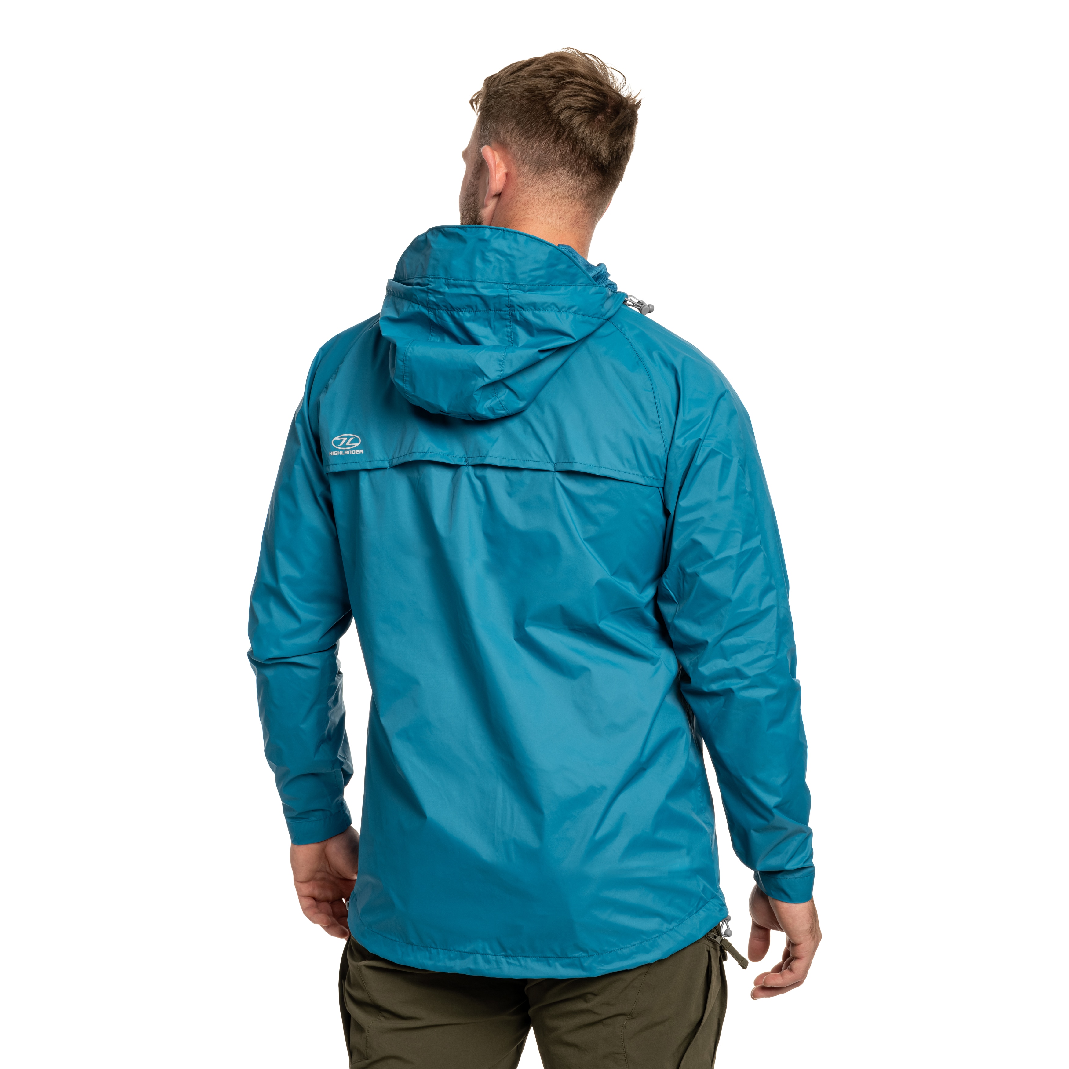 Geacă Highlander Outdoor Stow & Go Pack Away V2 - Petrol Blue