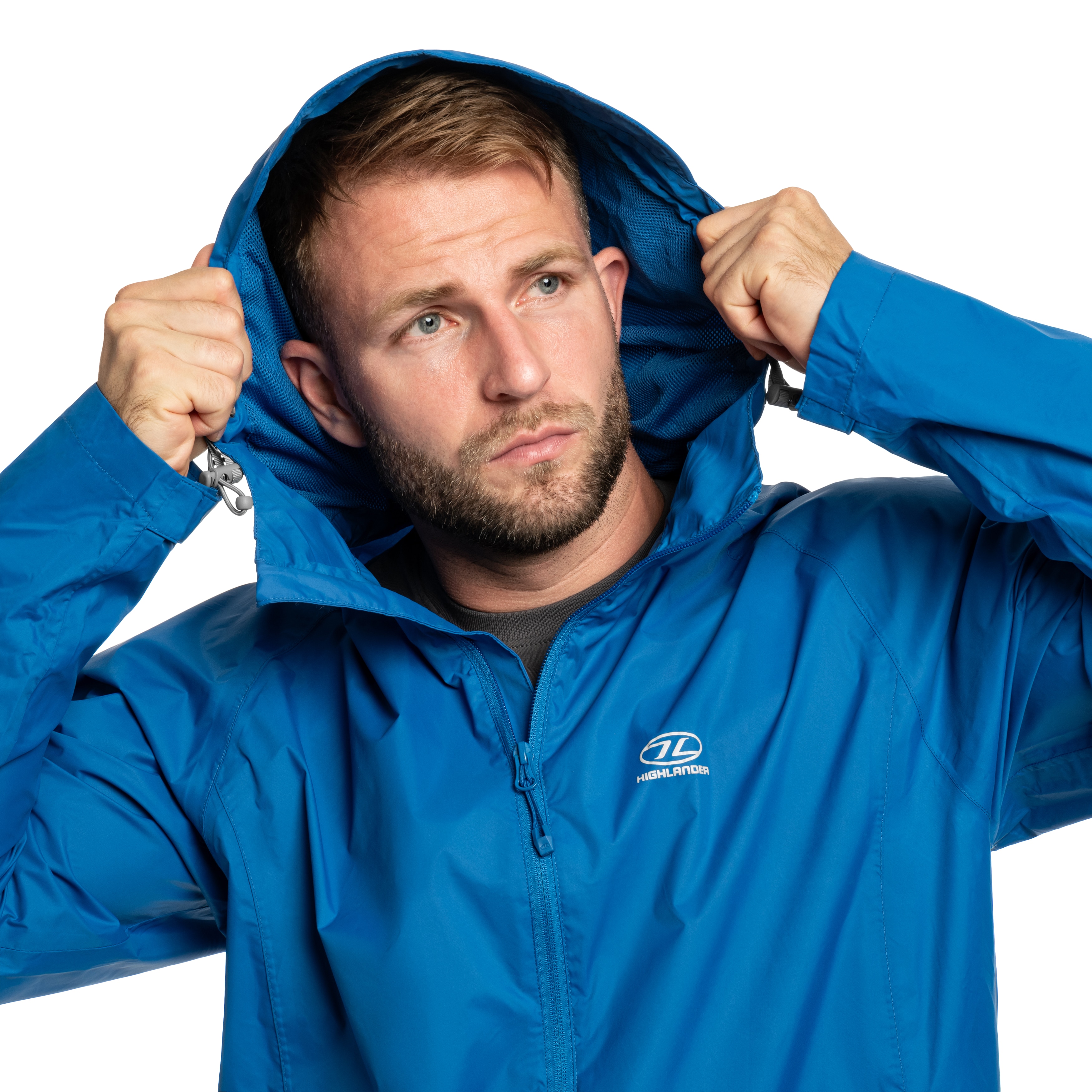 Geacă Highlander Outdoor Stow & Go Pack Away V2 - Blue