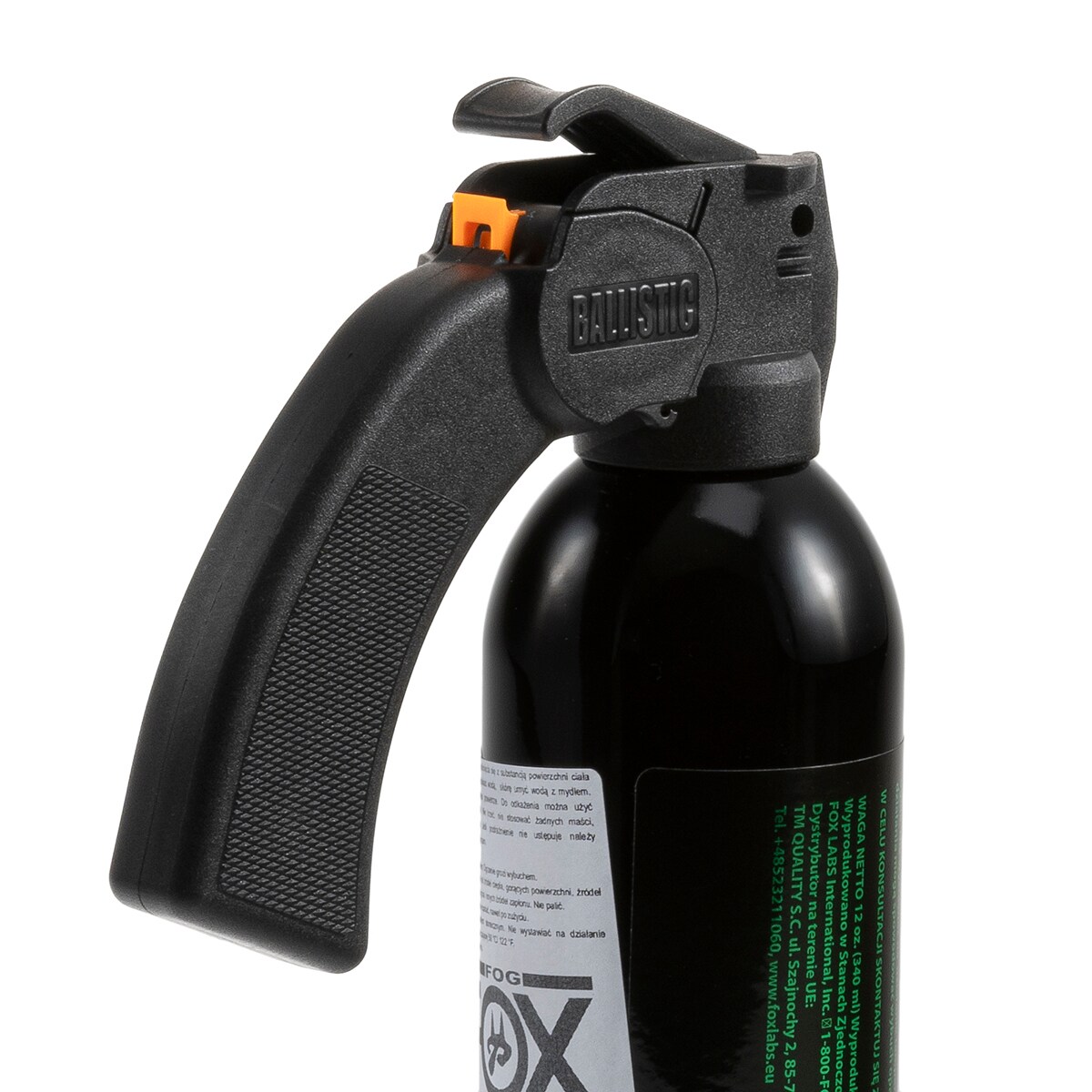Spray cu piper împotriva animalelor Fox Labs Mean Green Flip-Top 340 ml - dispersie conică